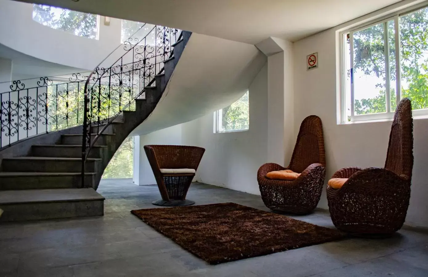 Living room in Hotel Rio Atlixco