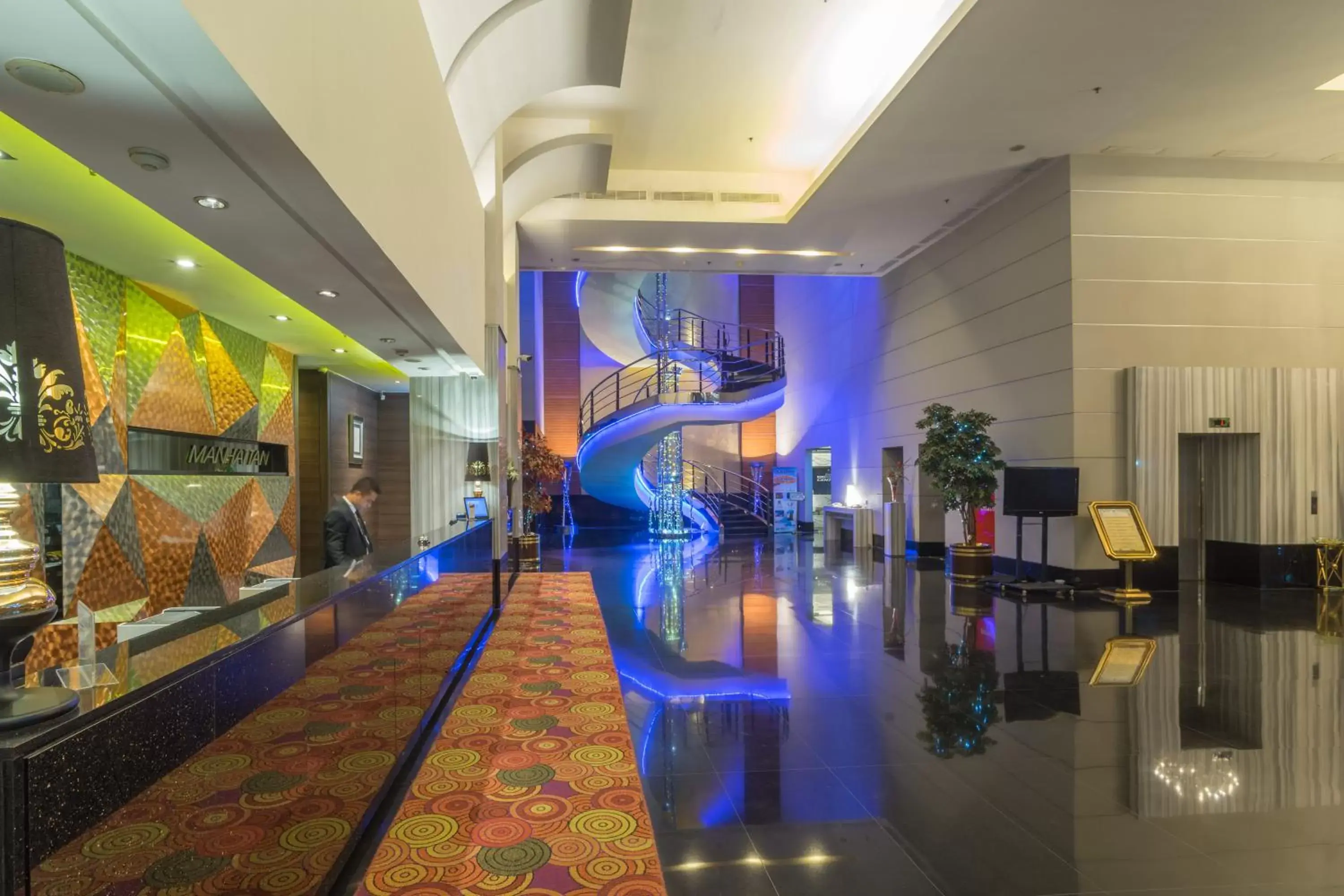 Lobby or reception in Manhattan Hotel Jakarta