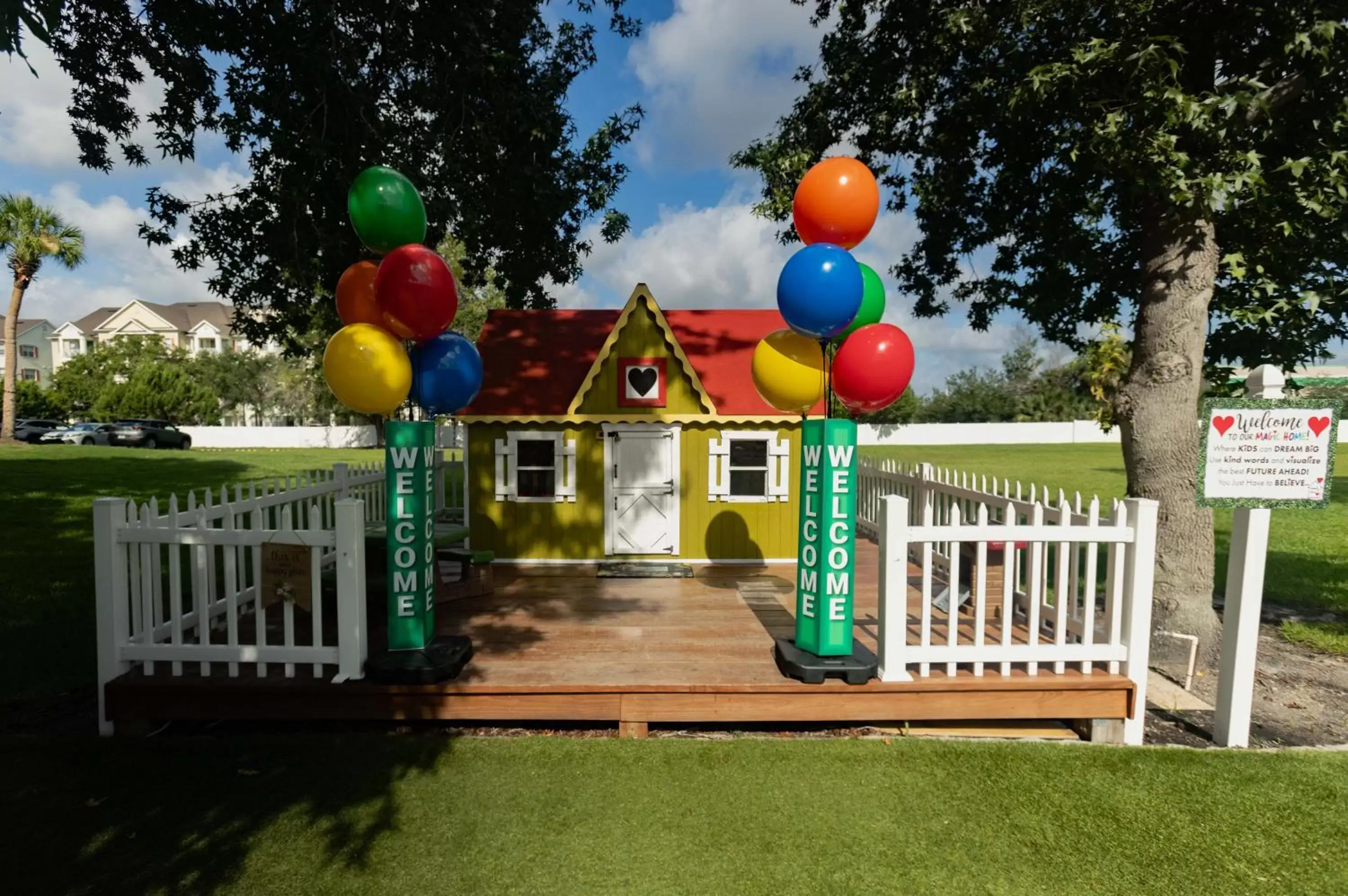 Children play ground in Magic Moment Resort and Kids Club