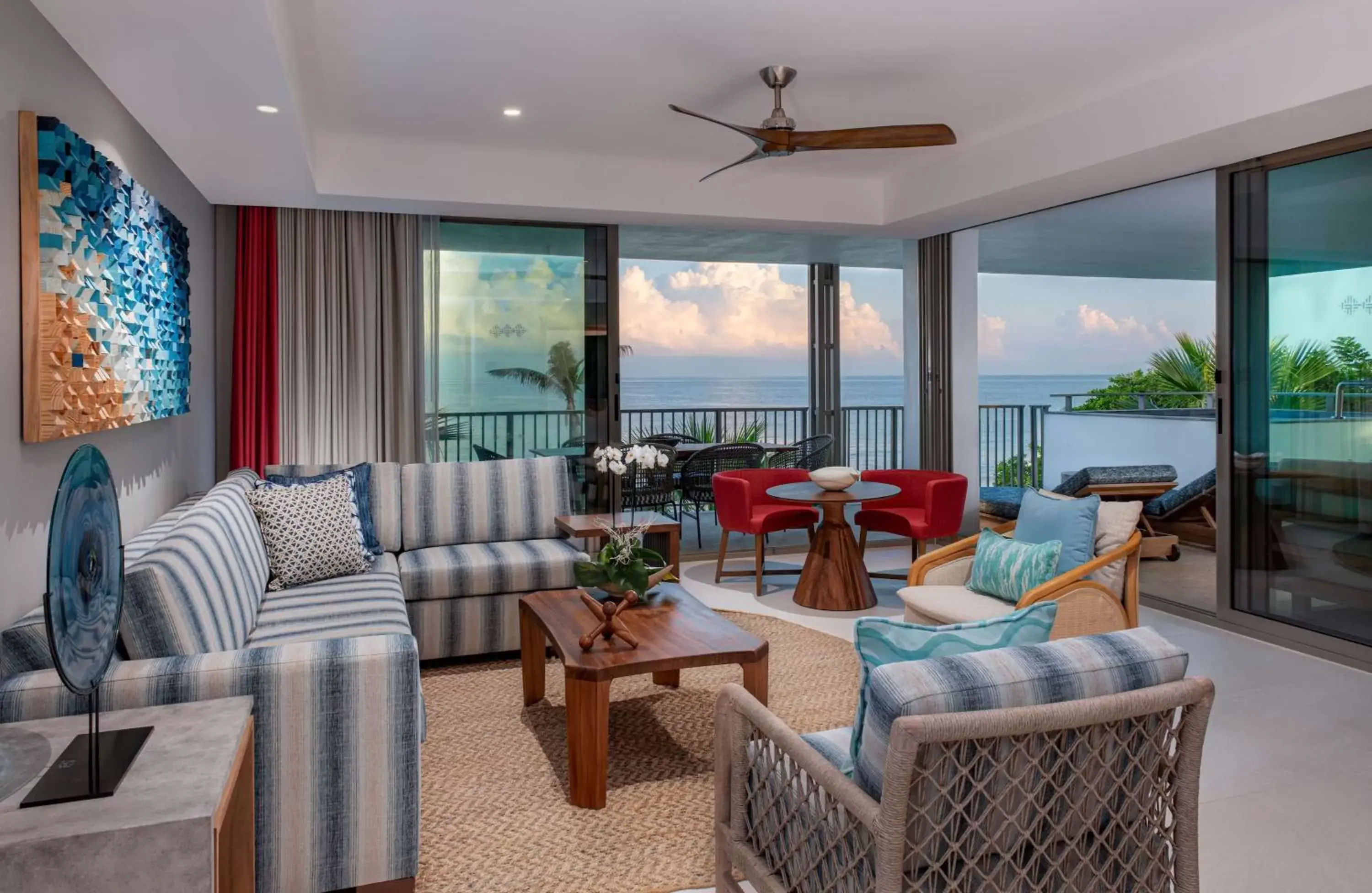 Living room, Seating Area in Conrad Punta de Mita