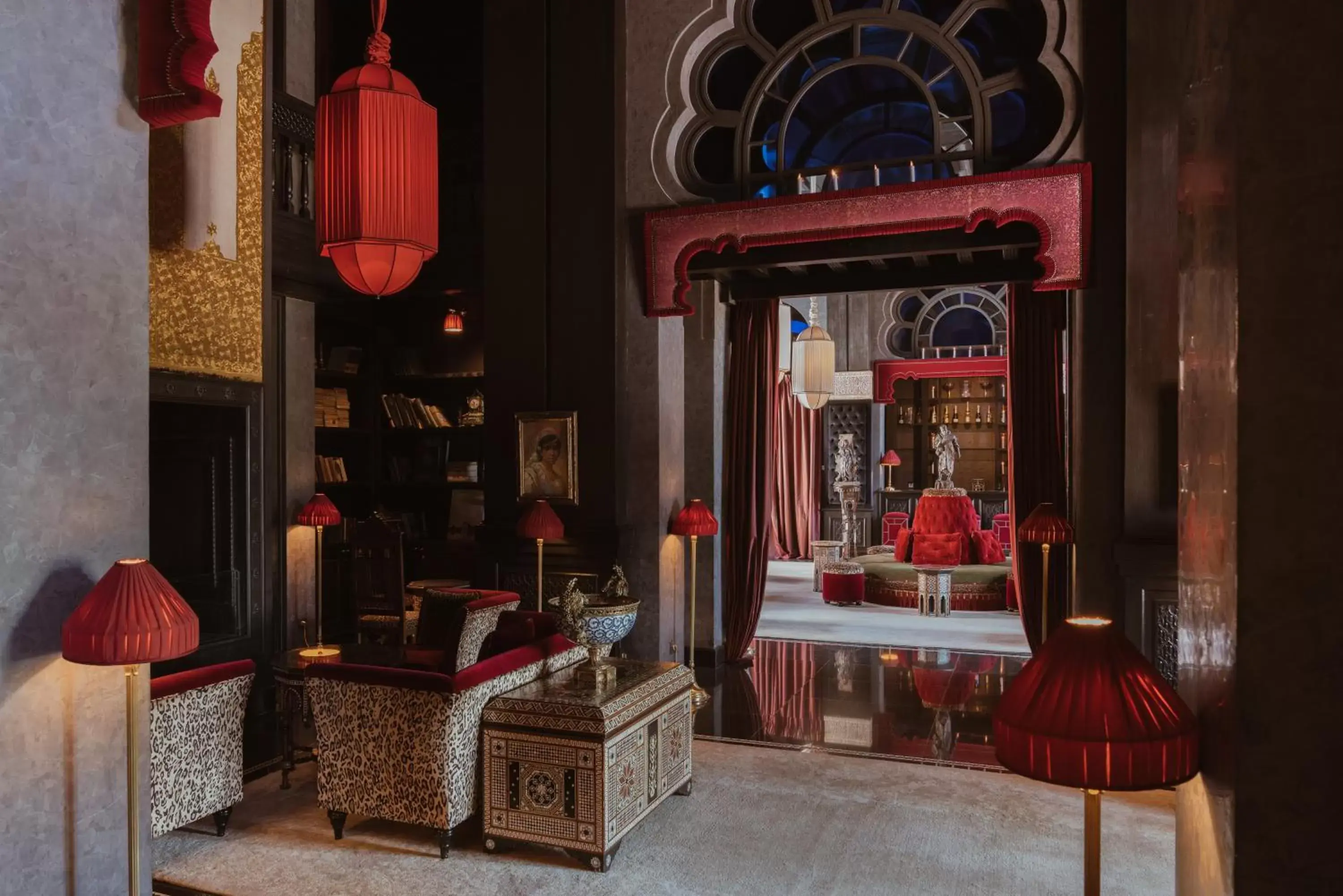 Lounge or bar, Lobby/Reception in Selman Marrakech