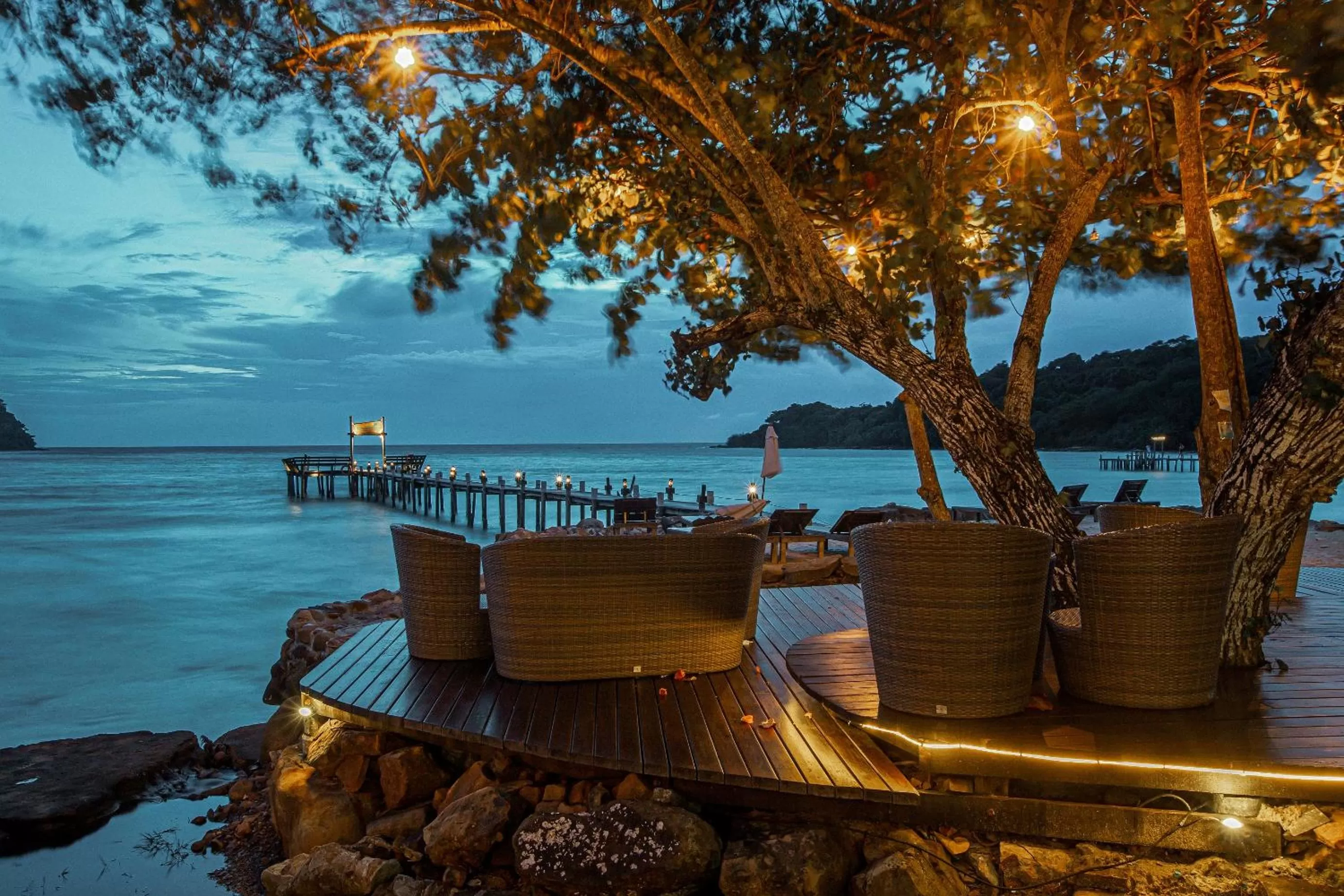 Balcony/Terrace in The Beach Natural Resort Koh Kood