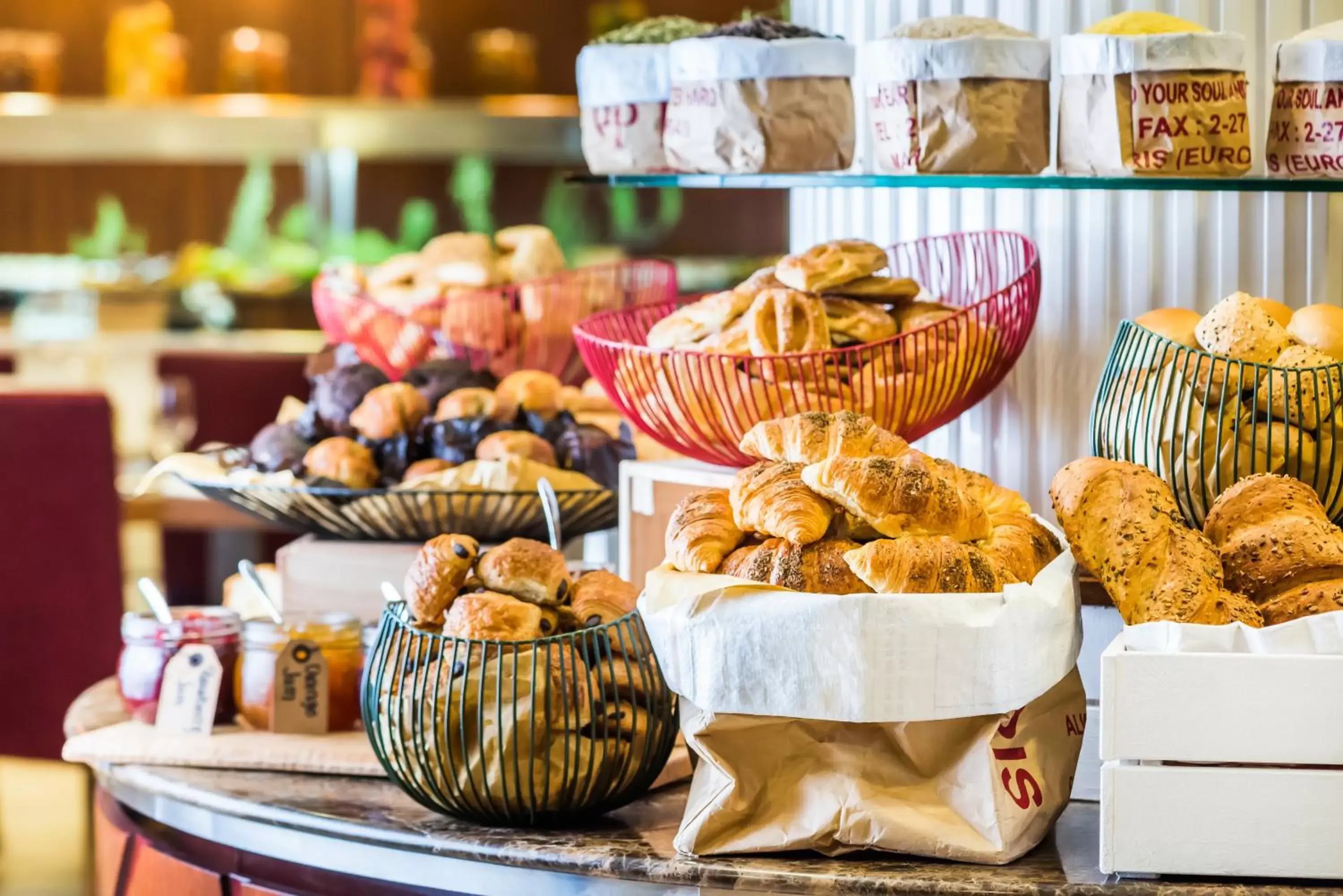 Buffet breakfast in Radisson Blu Martinez Beirut