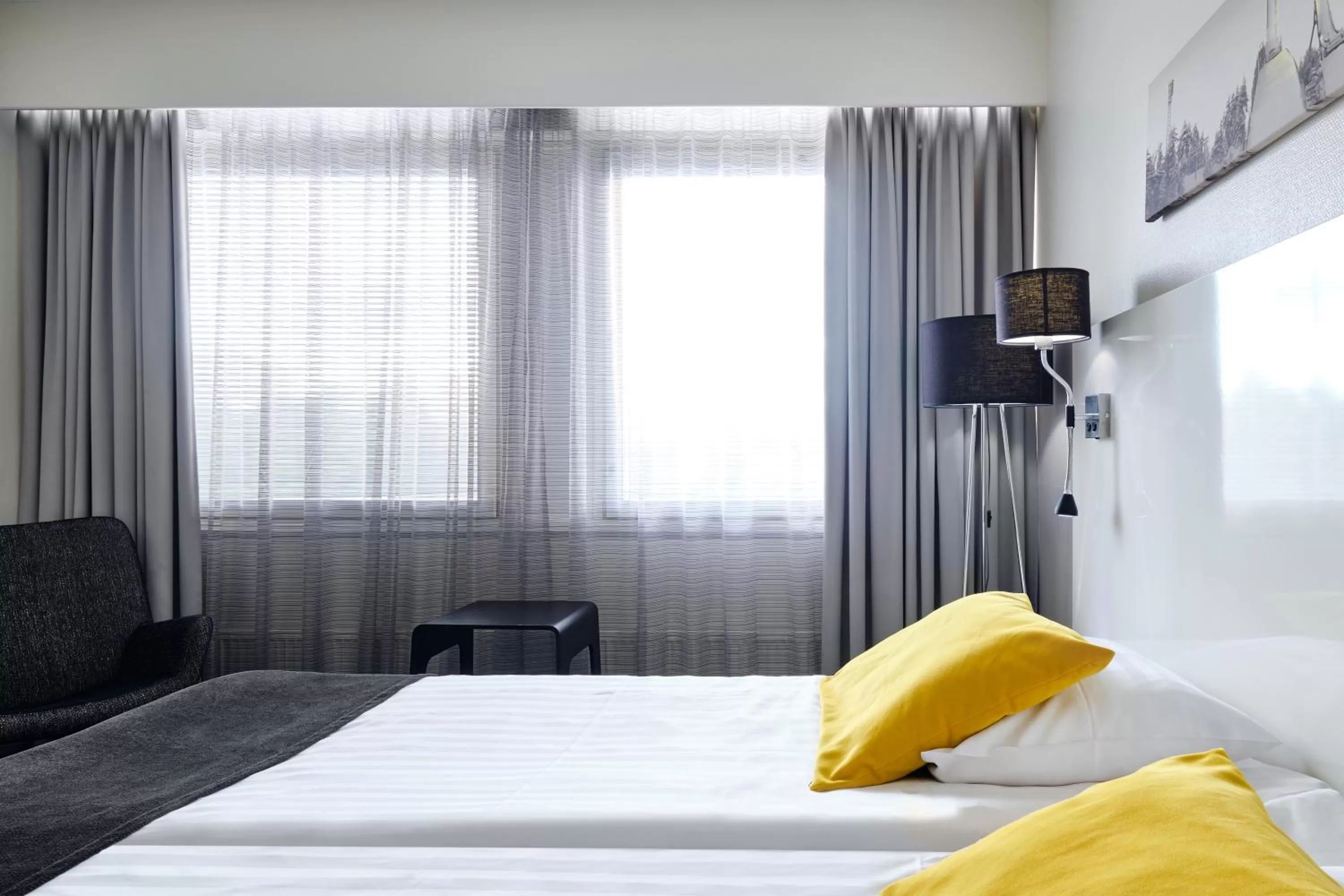 Bed in GreenStar Hotel Lahti