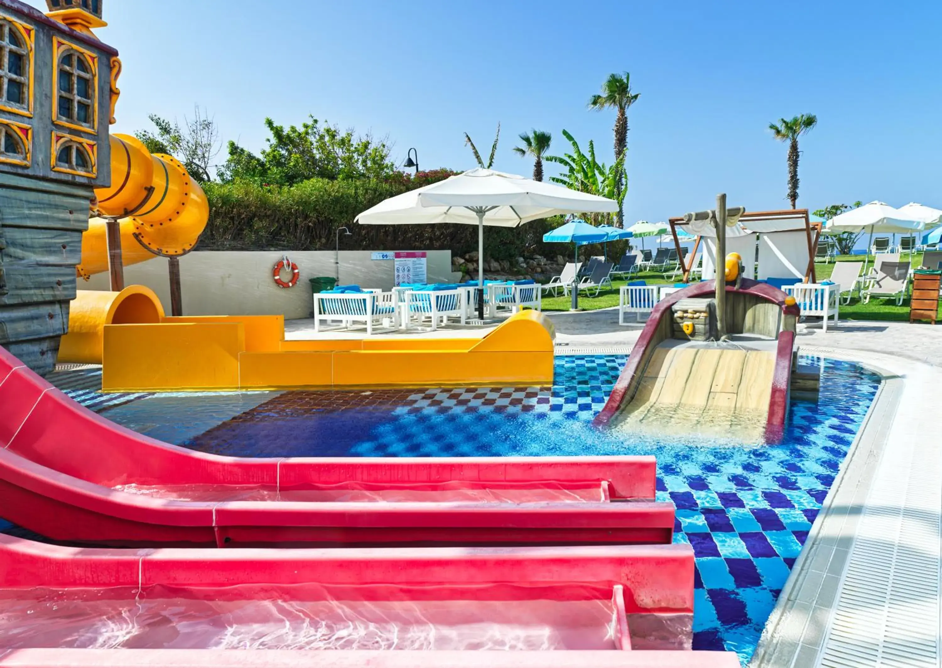 Children play ground, Water Park in Leonardo Cypria Bay