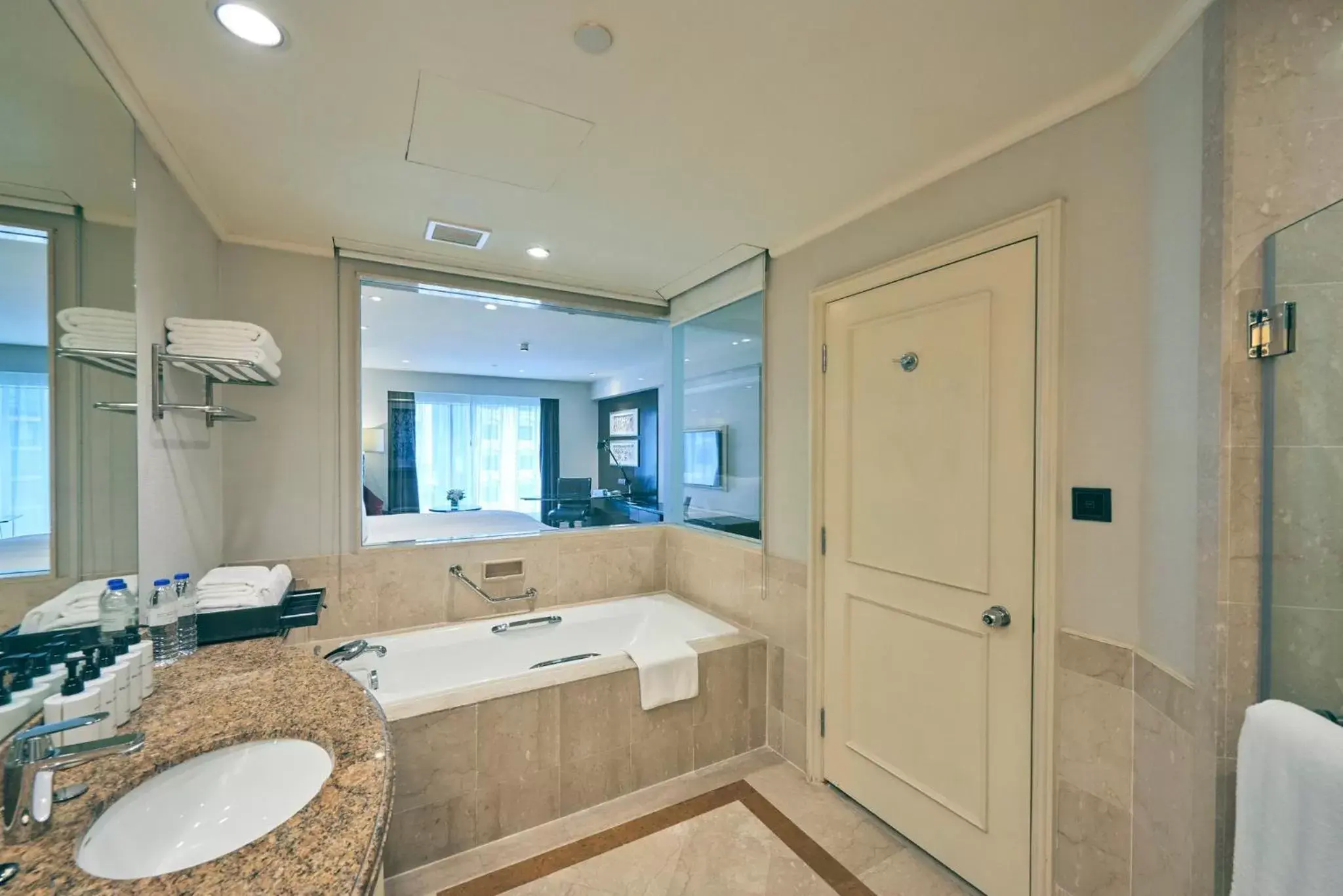 Bathroom in InterContinental Kuala Lumpur, an IHG Hotel