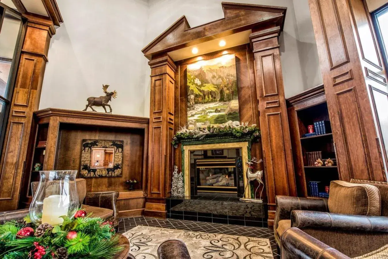 Seating area in Lodge Of The Ozarks