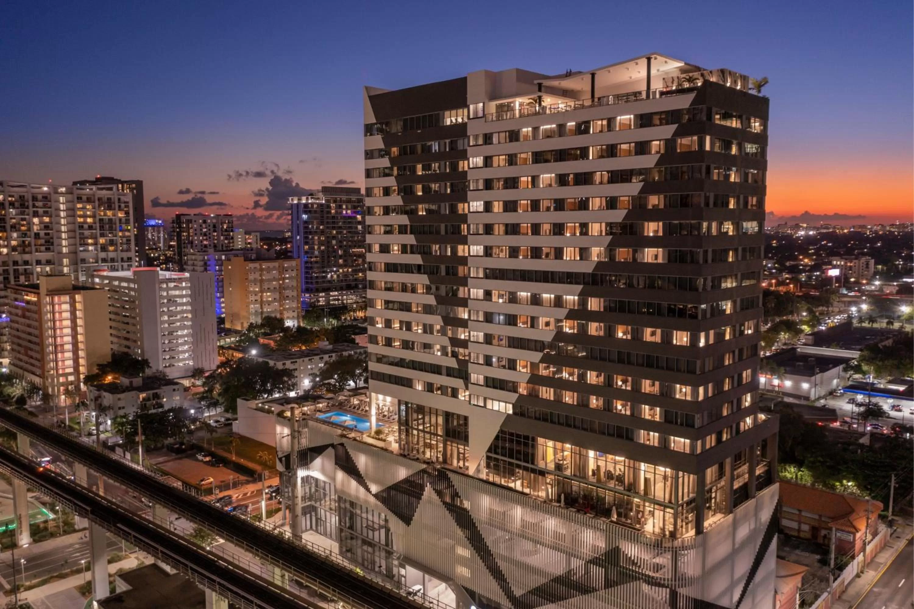 Property building in Element Miami Brickell