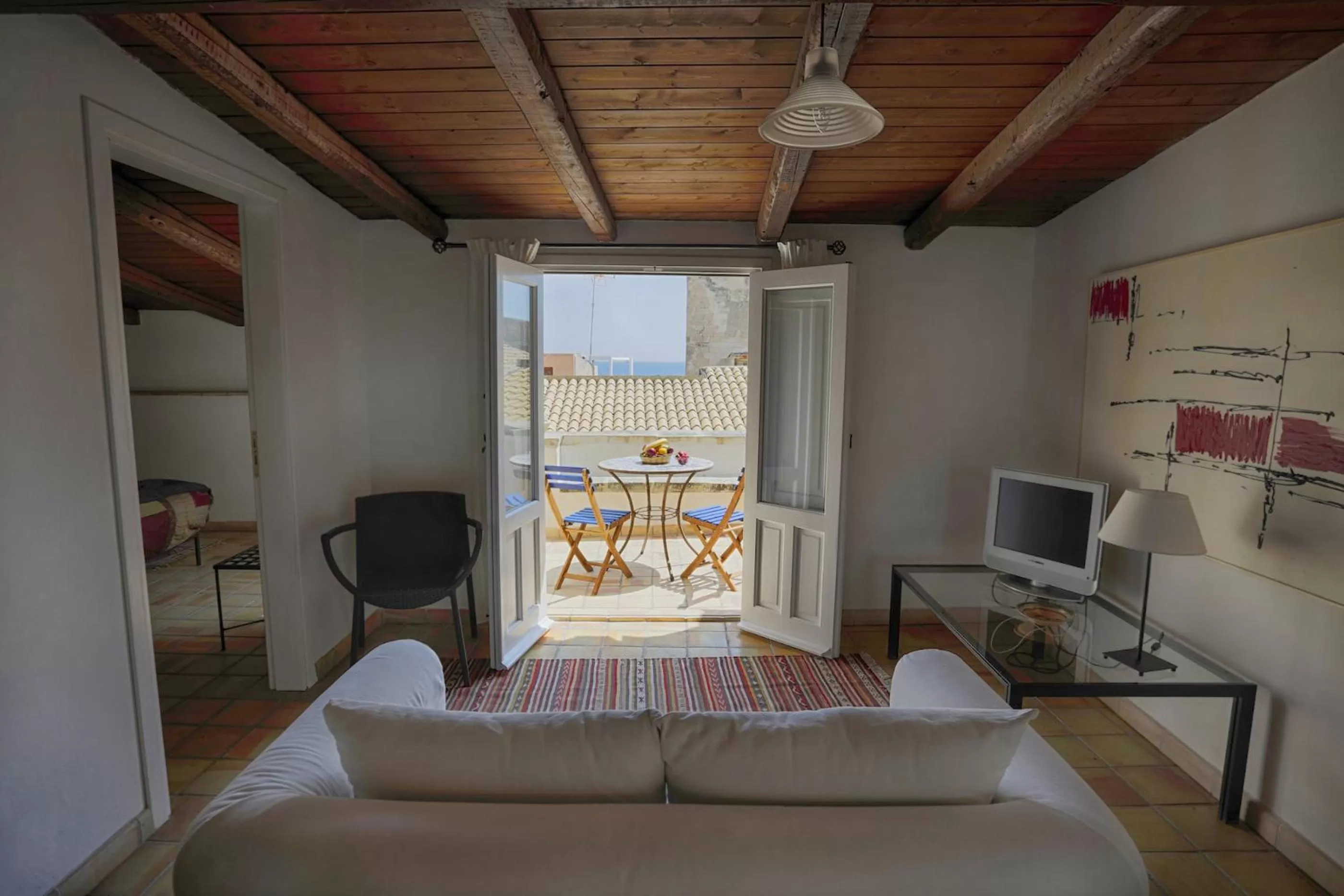 Living room, Bed in Alla Giudecca