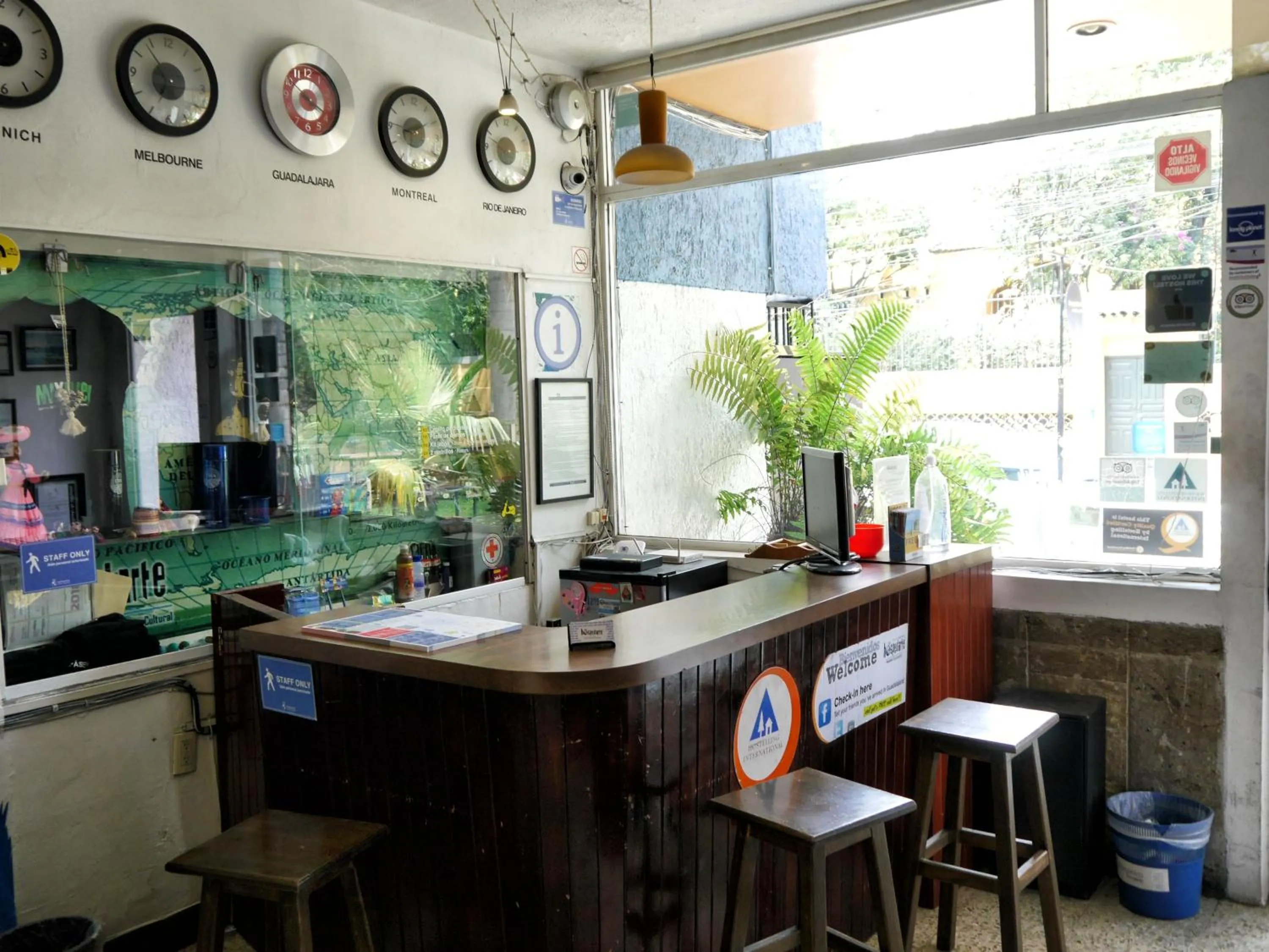 Lobby or reception in Hostel Hospedarte Chapultepec