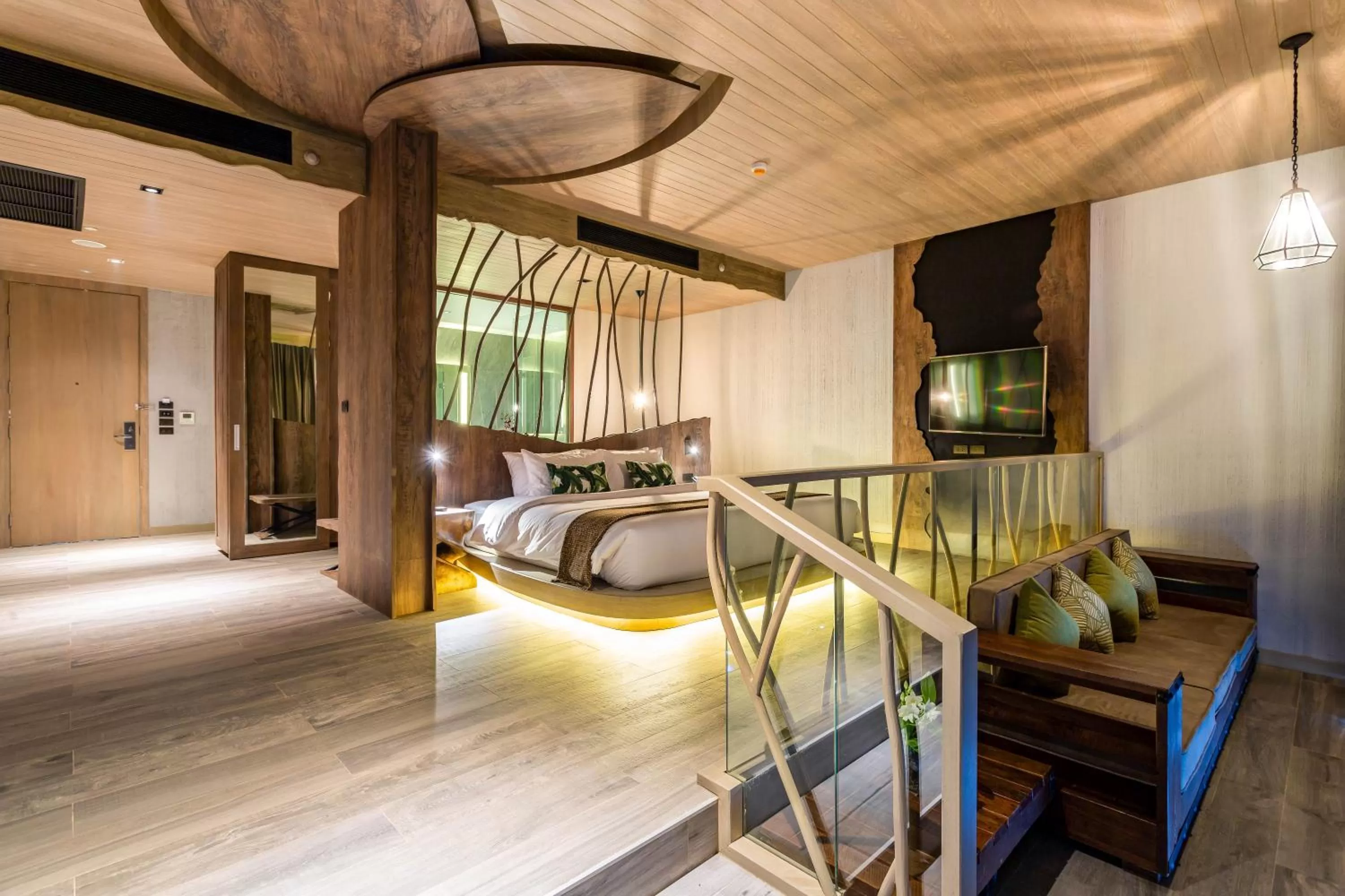 Bed in Kalima Resort and Villas Khao Lak