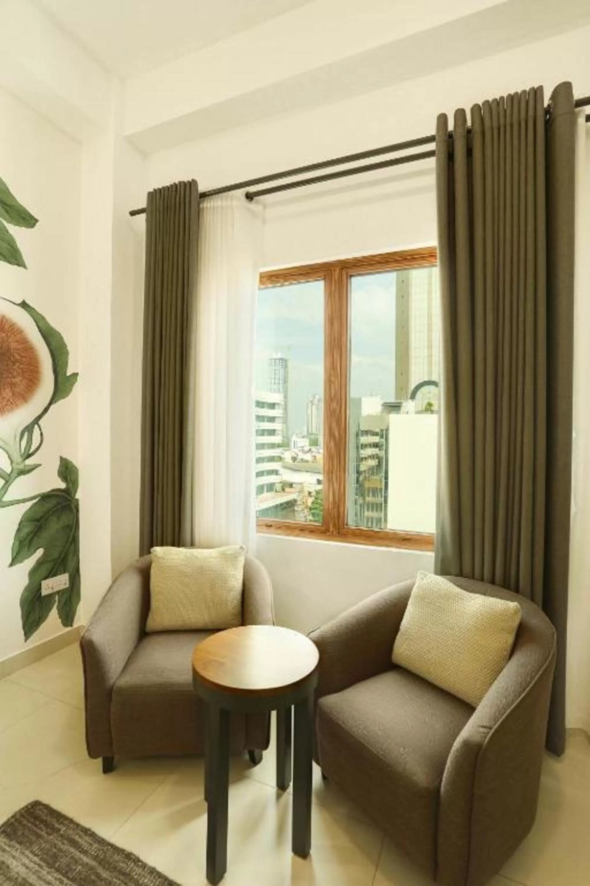 Seating area in Morven Hotel Colombo