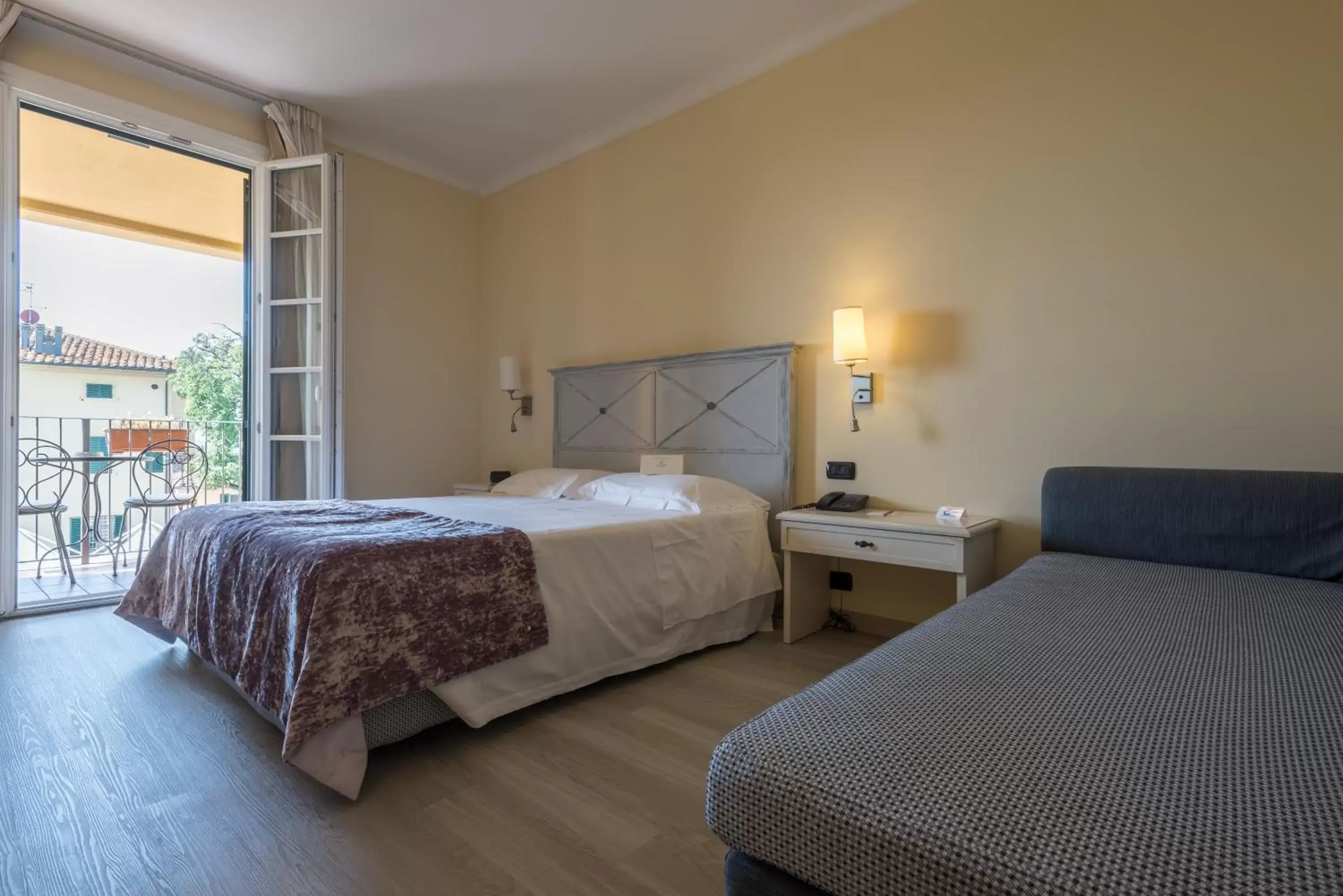 Bed in Hotel Villa Cappugi