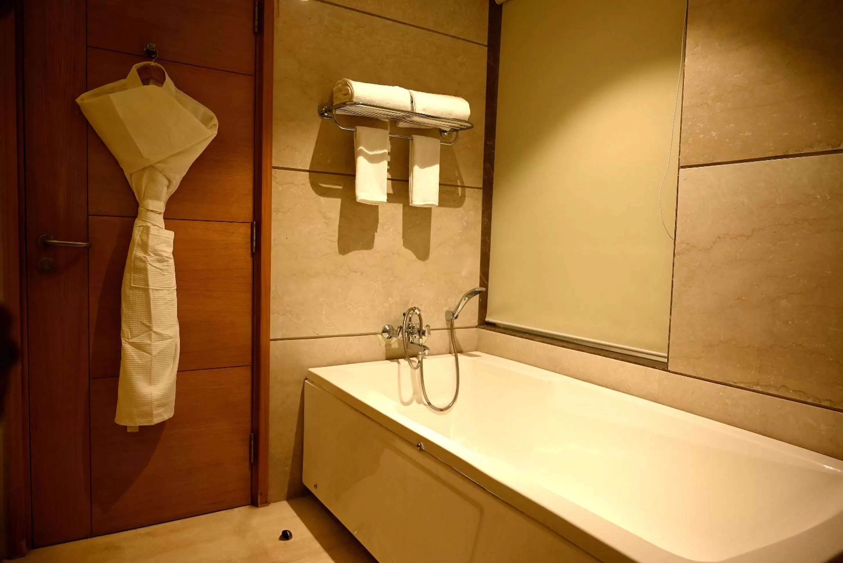Bathroom in Ramada Plaza by Wyndham Jammu Vijaypur