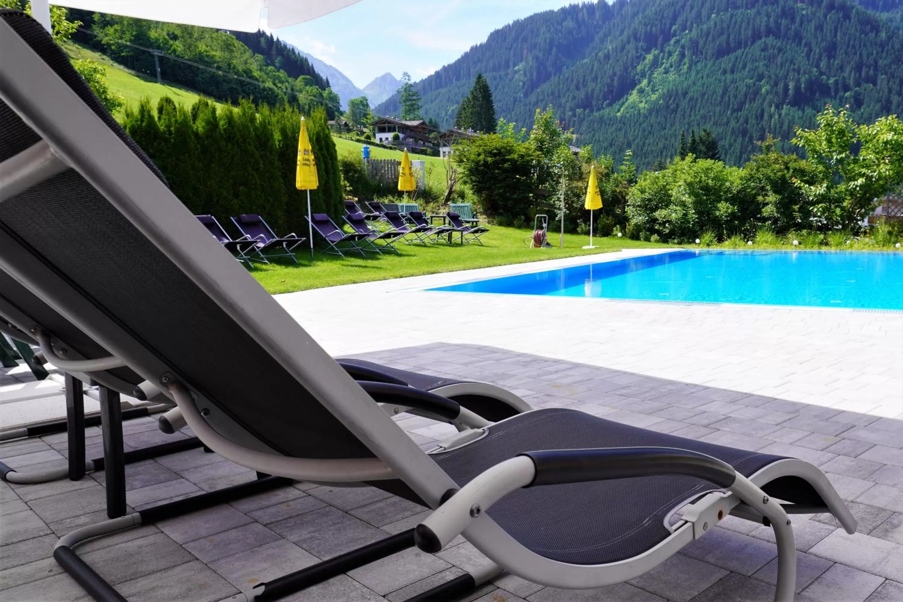 Swimming Pool in Hotel Aschauer Hof z'Fritzn