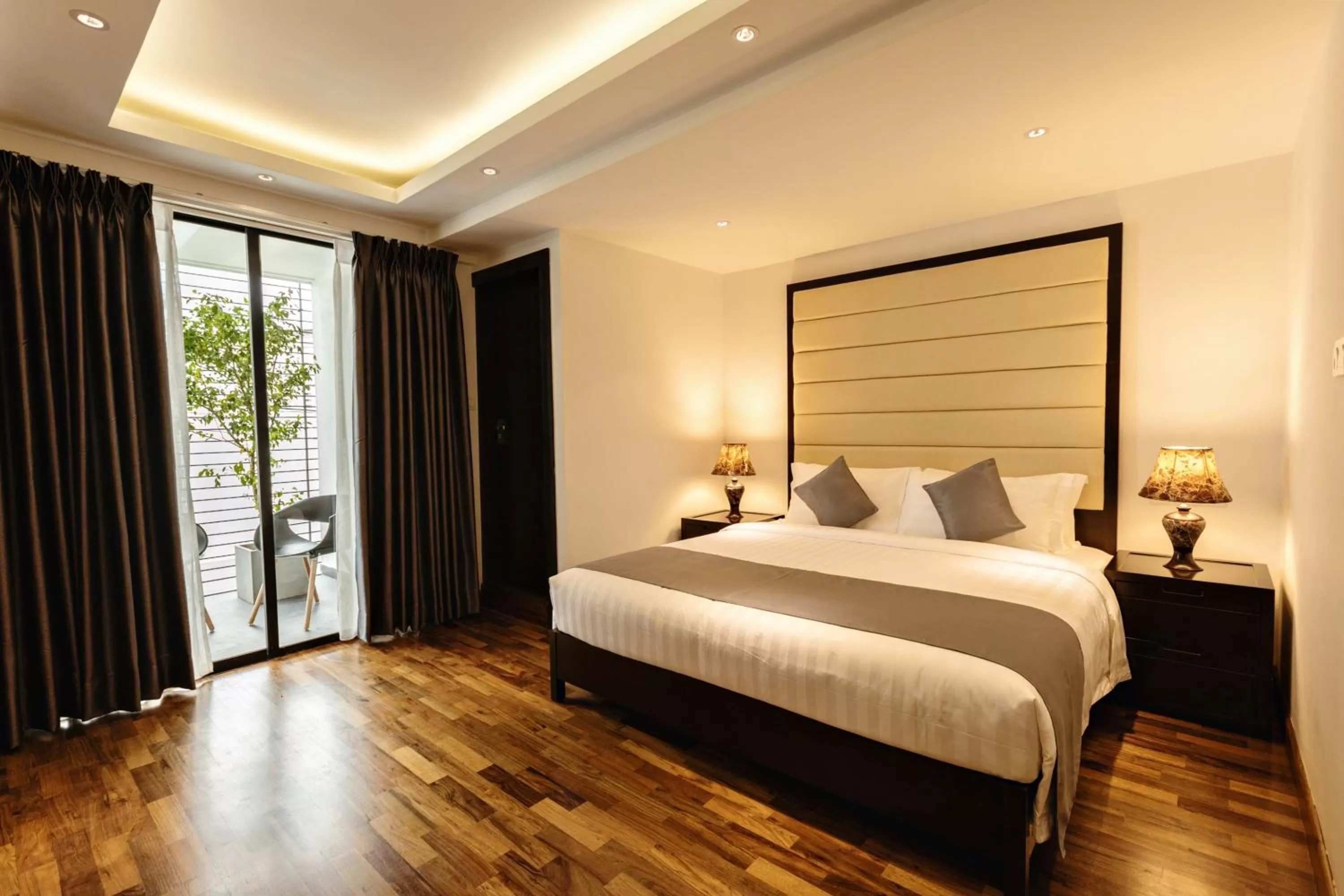 Bed in Lavonca Boutique Hotel