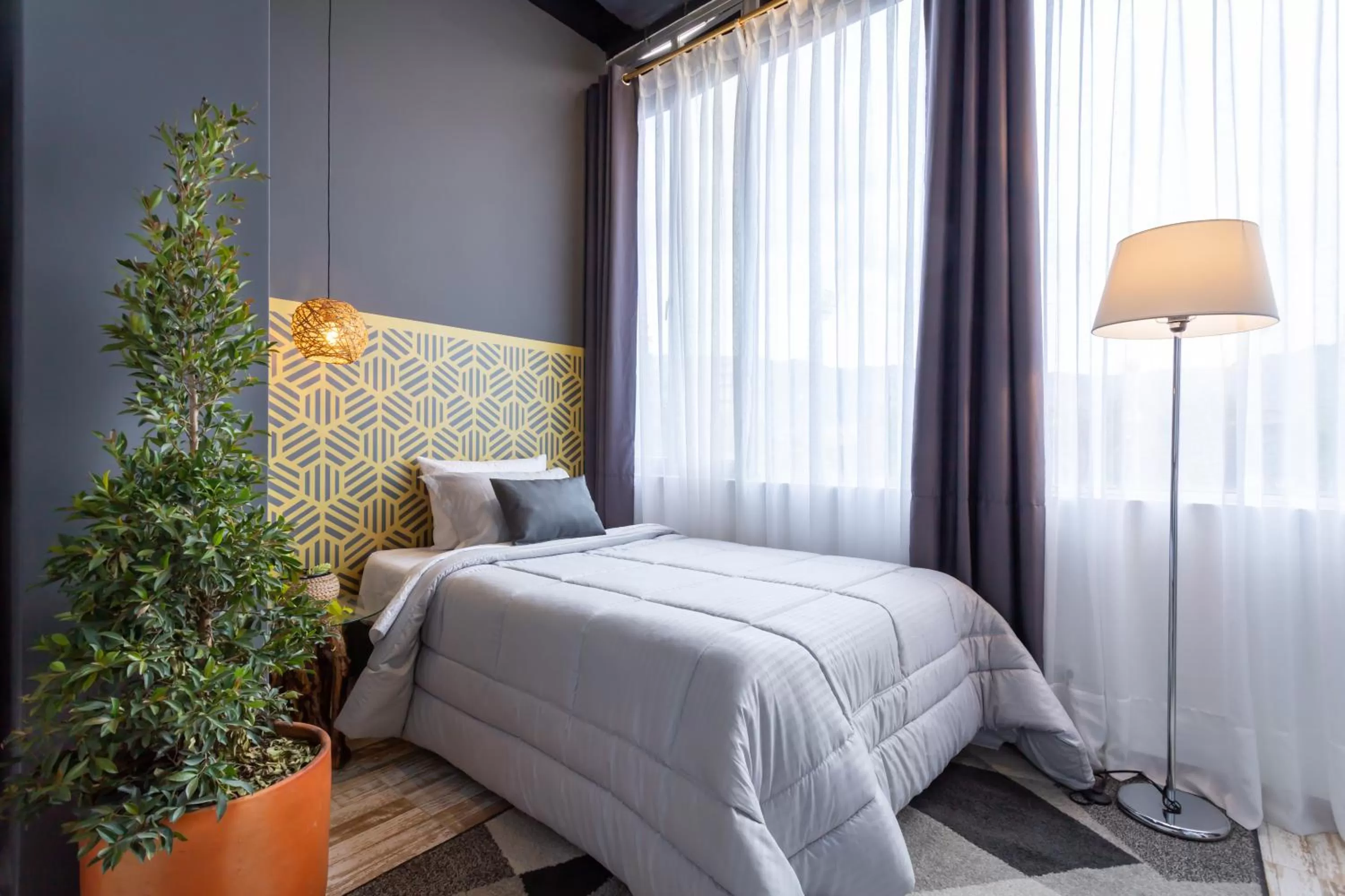 Bed in Hotel Lexum Estadio