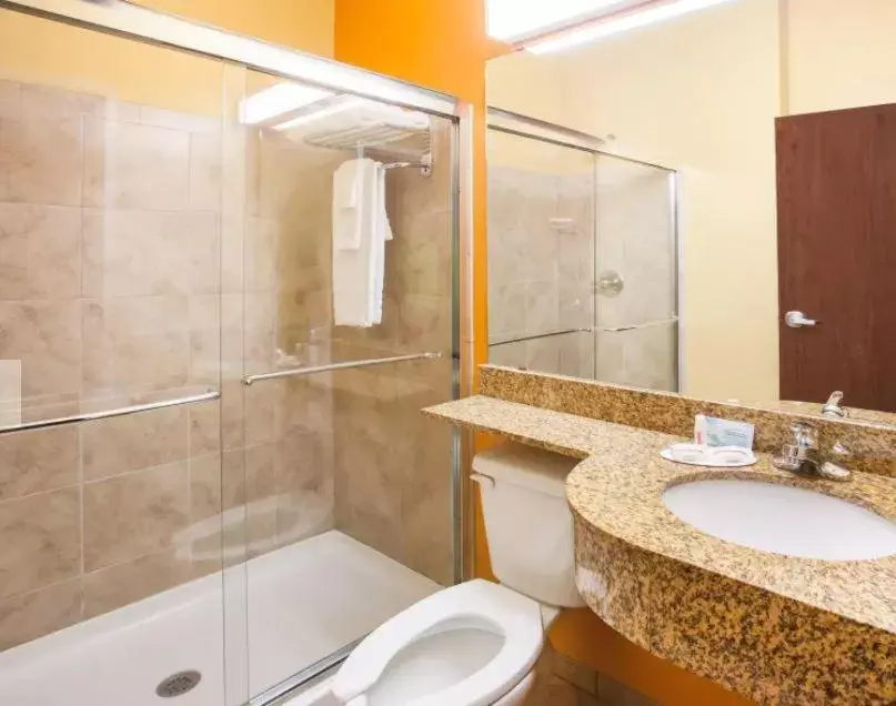 Bathroom in Microtel Inn by Wyndham Stillwater