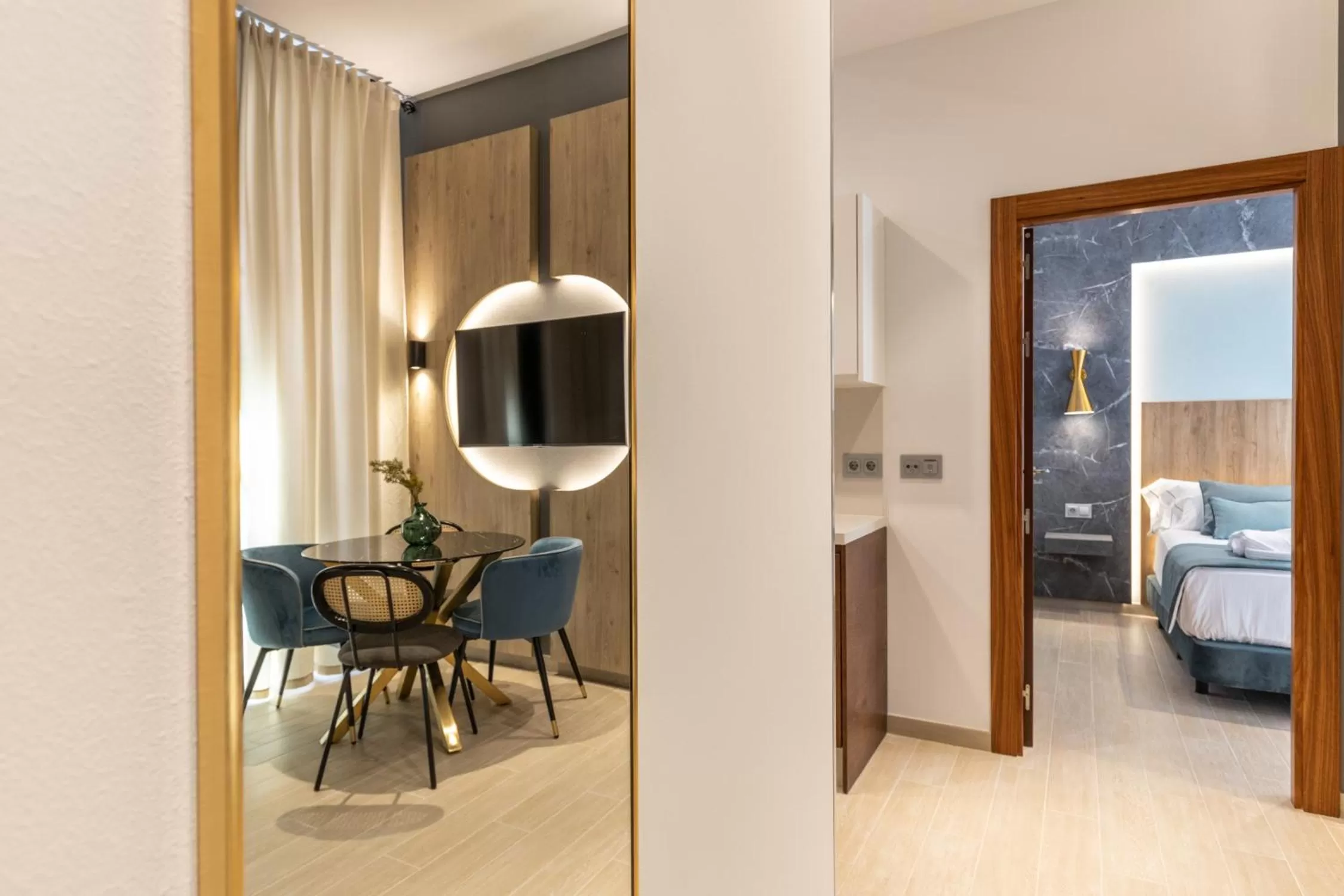 Living room, Bed in BiBo Suites San Agustín