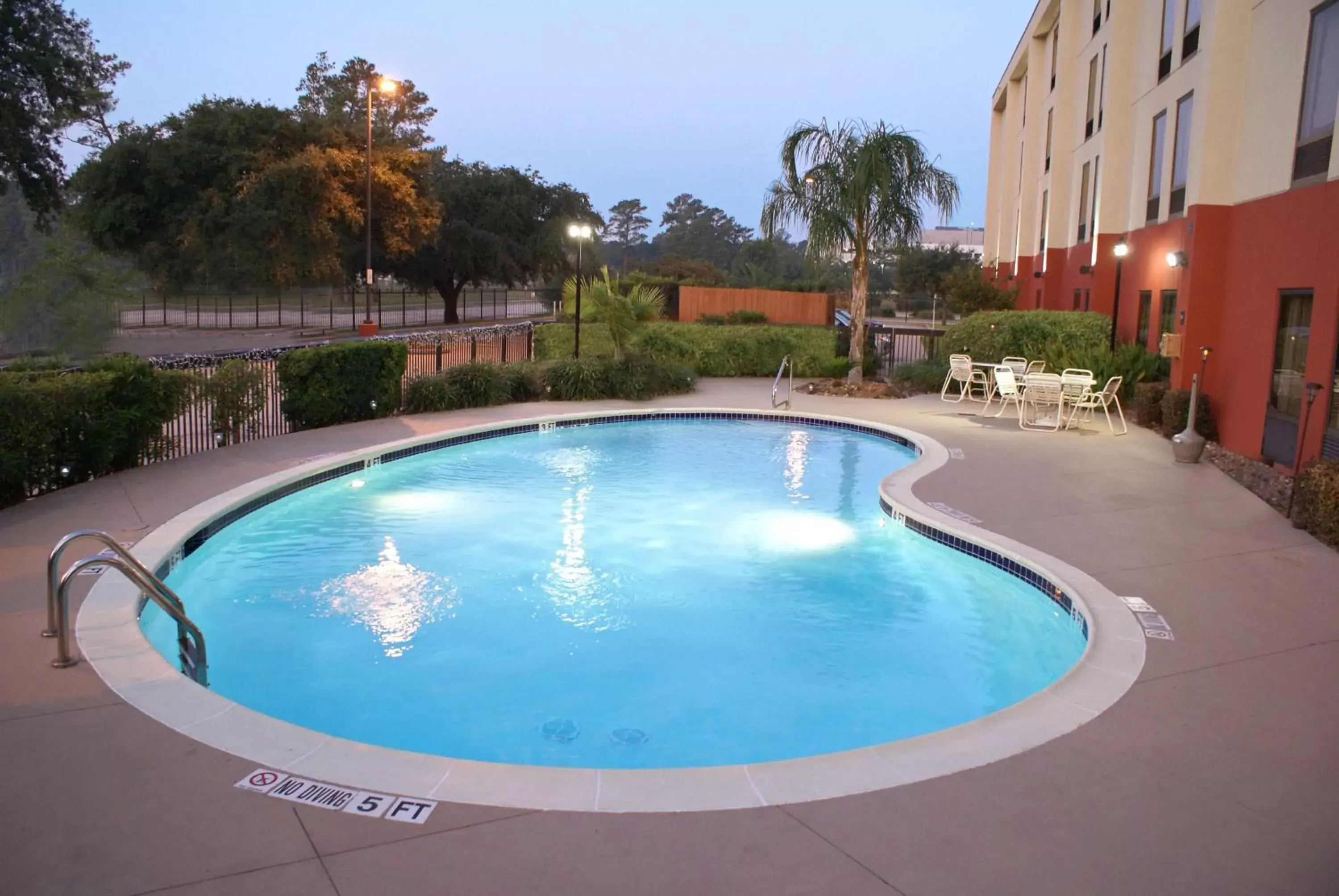 Pool view, Swimming Pool in Hampton Inn Houston I-10 West-Energy Corridor