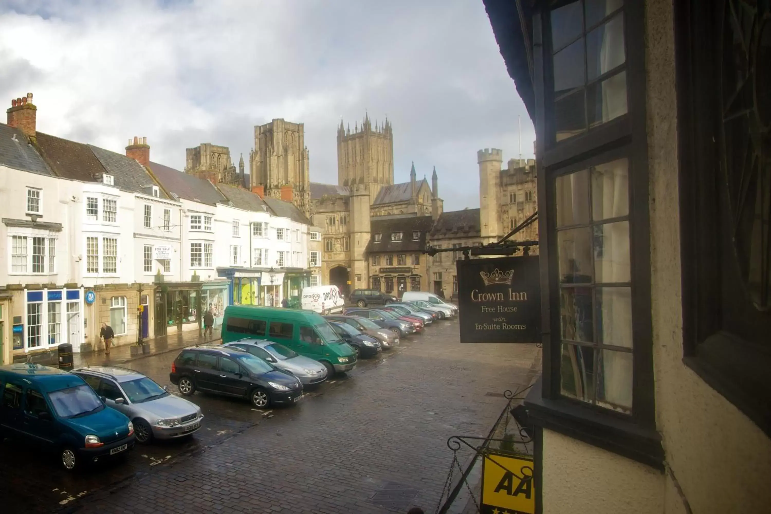 Nearby landmark in The Crown at Wells, Somerset