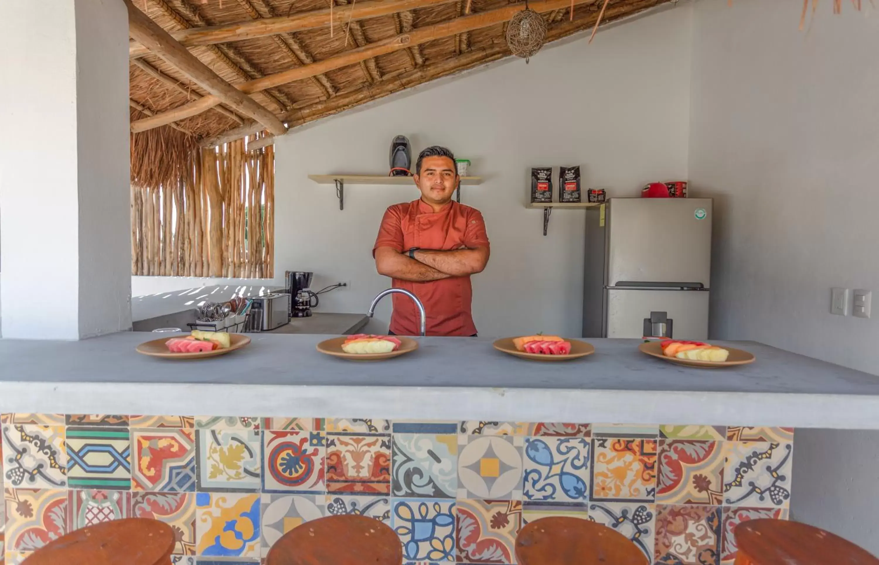 Staff in Kin Ha Tulum Hotel