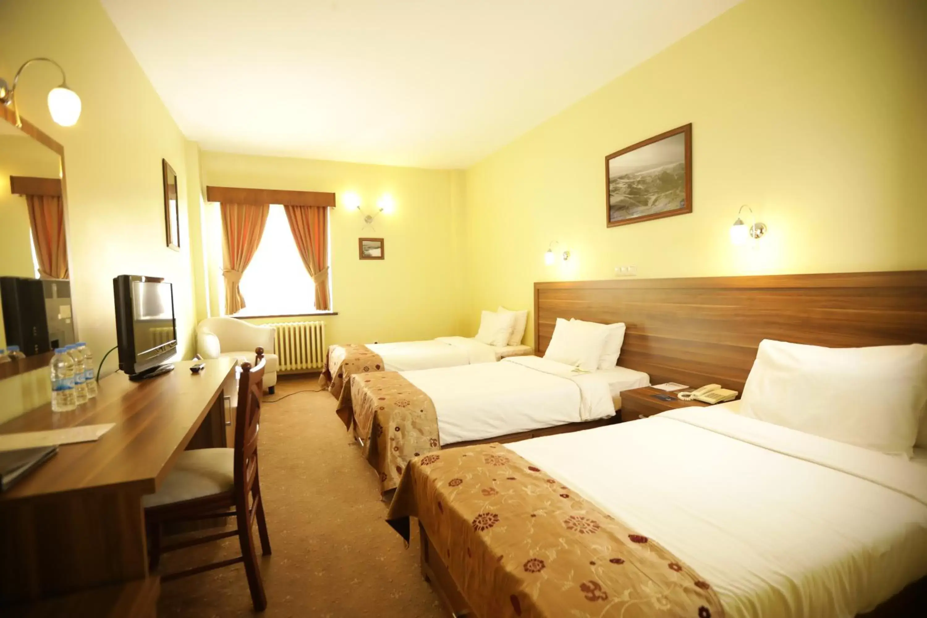 Bed in Dedeman Palandoken Resort Hotel