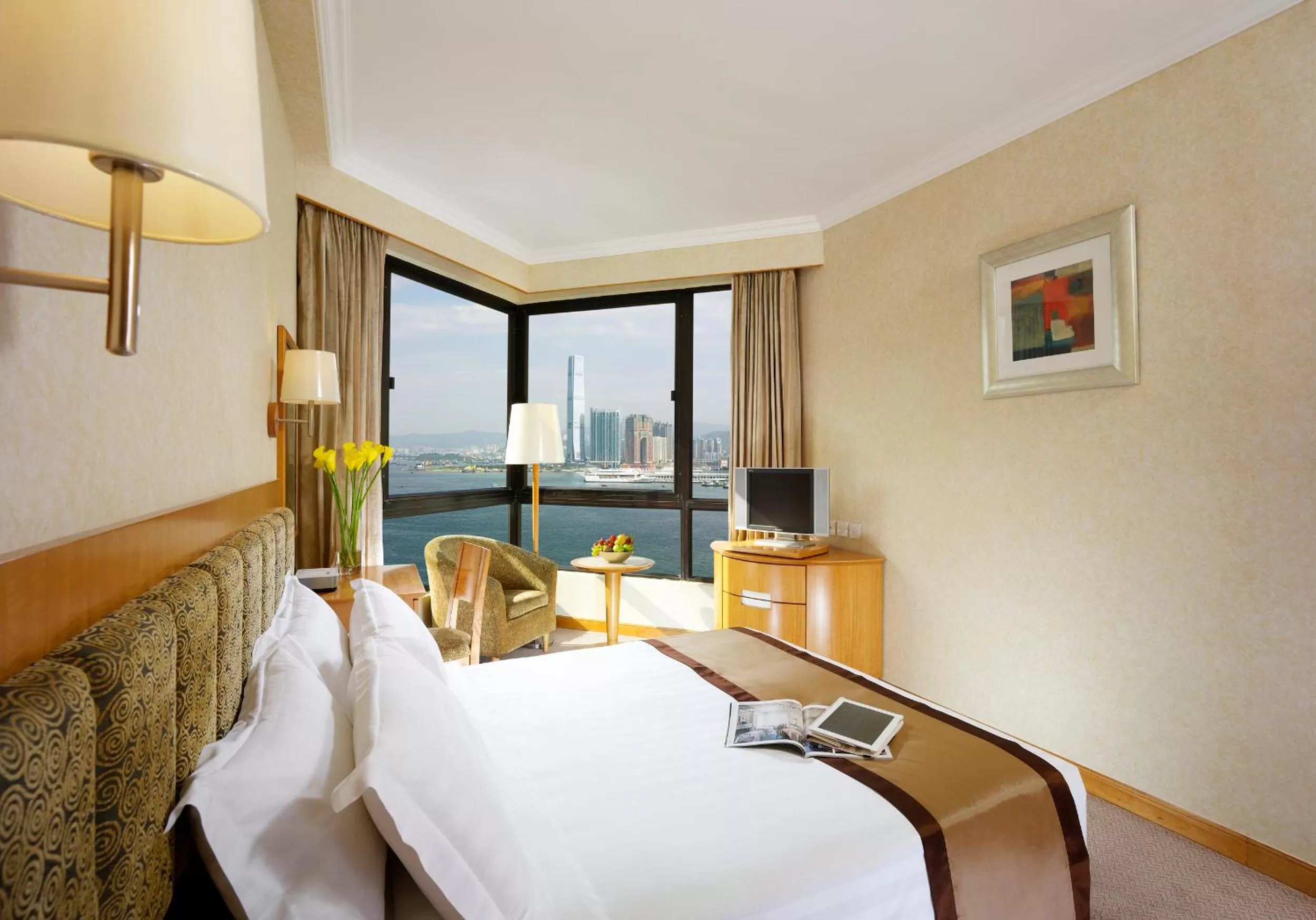 Photo of the whole room, Bed in The Harbourview - Chinese YMCA of Hong Kong