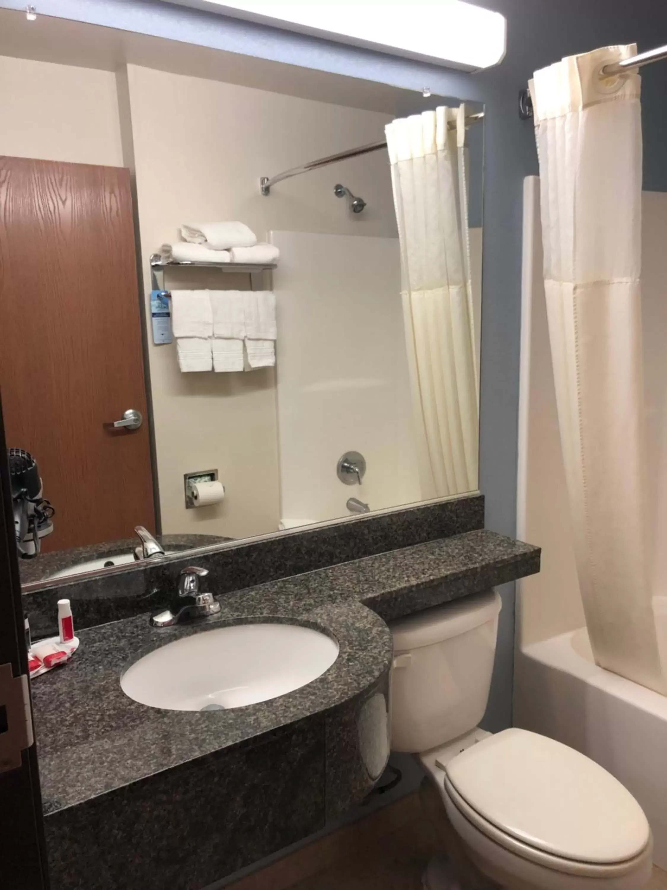 Bathroom in Microtel Inn & Suites by Wyndham Klamath Falls