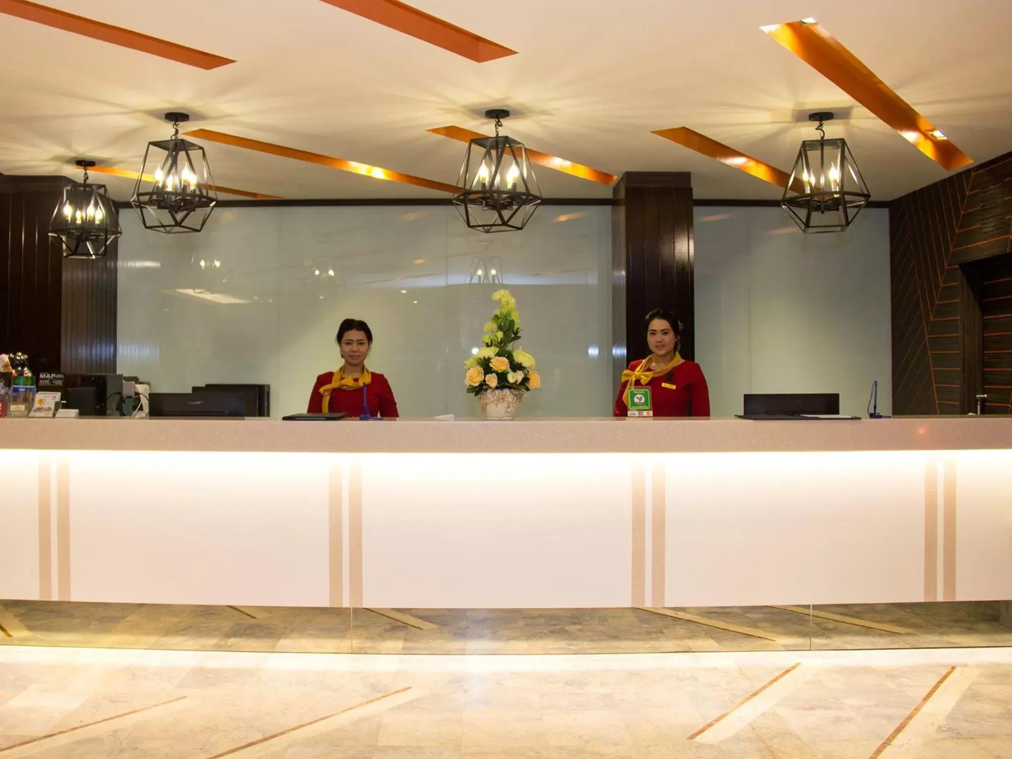 Lobby or reception, Lobby/Reception in Friendlytel Hotel