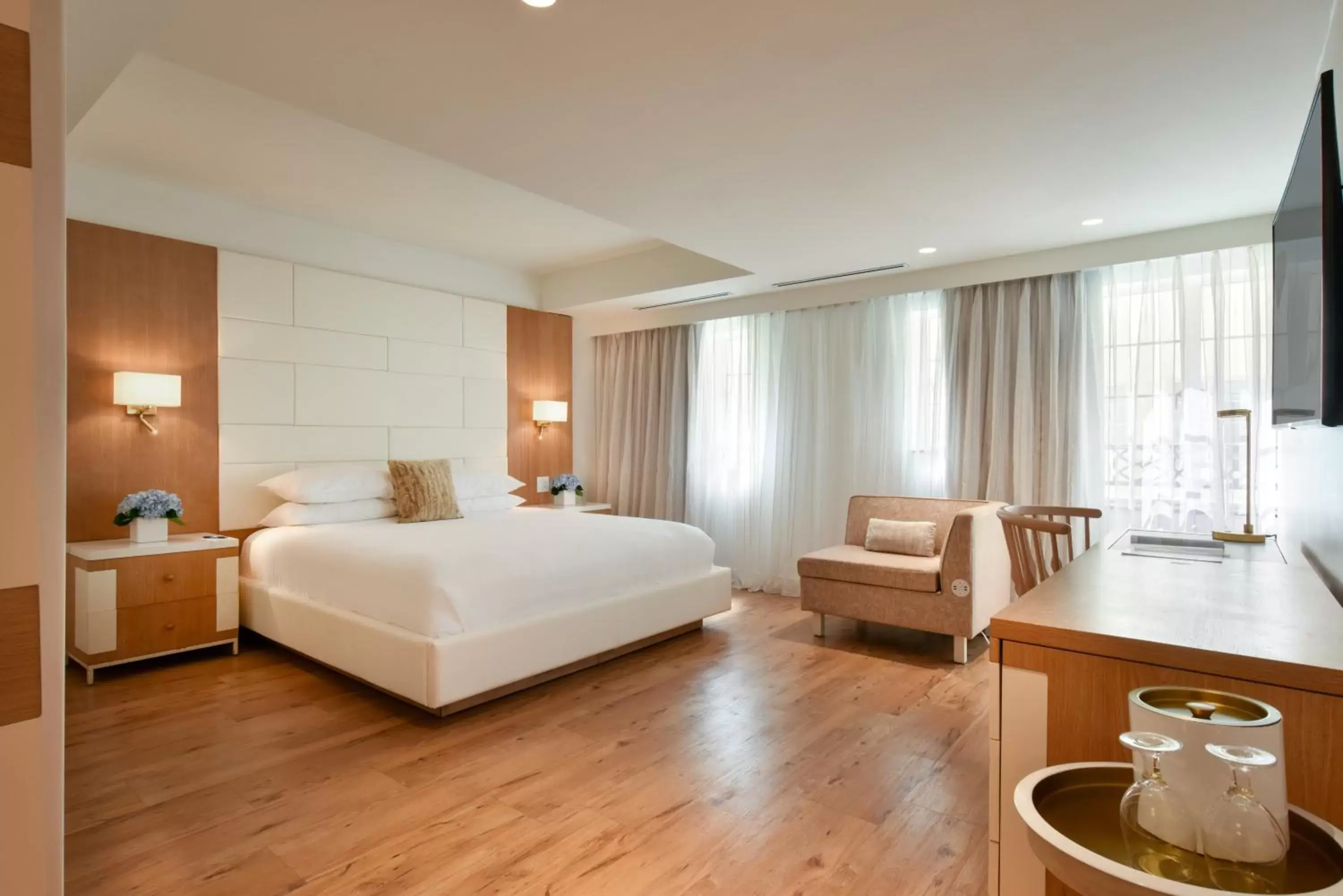 Bed in Hotel Ocean