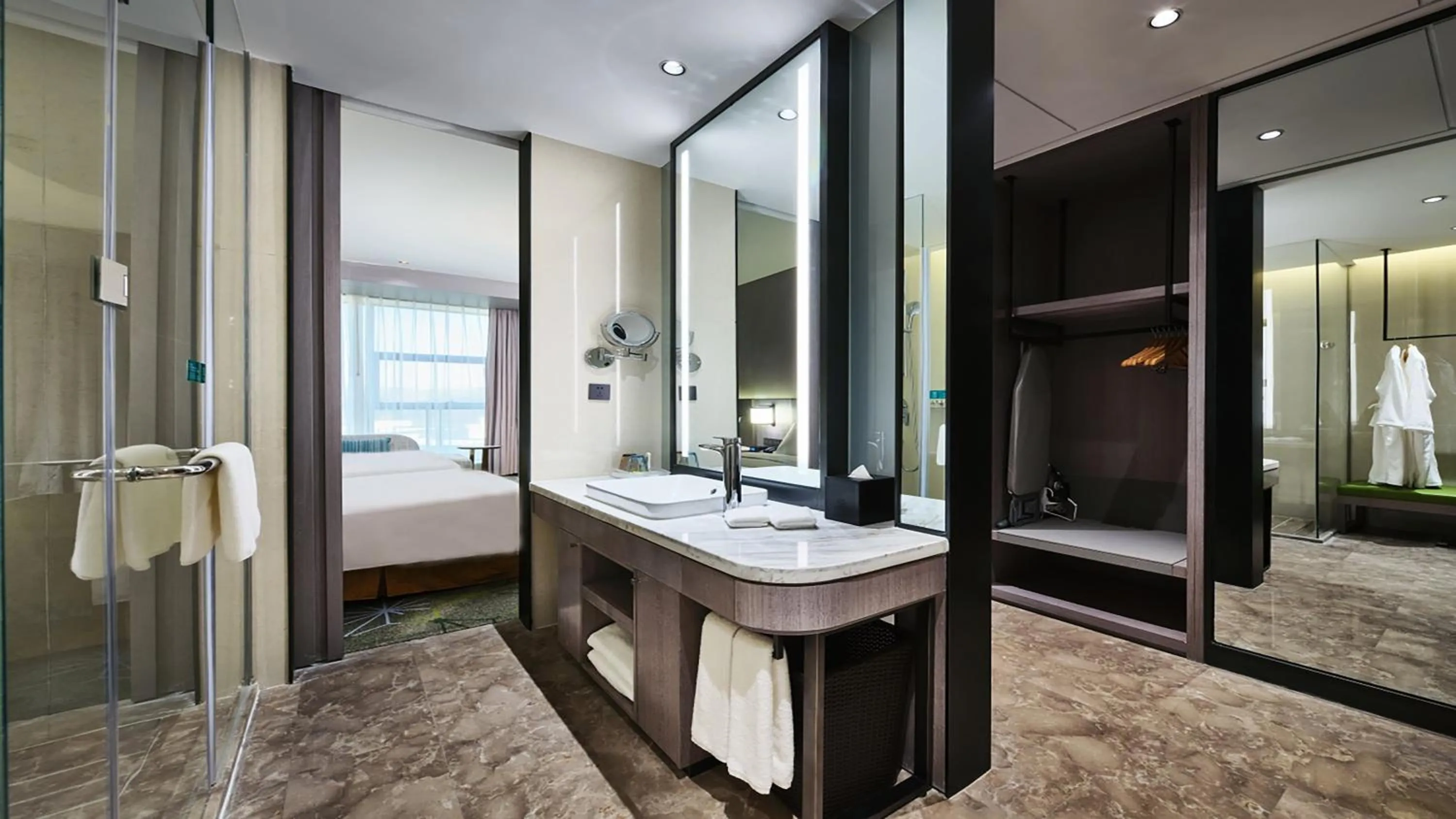 Bathroom, Bed in Holiday Inn Xining Hot-Spring by IHG