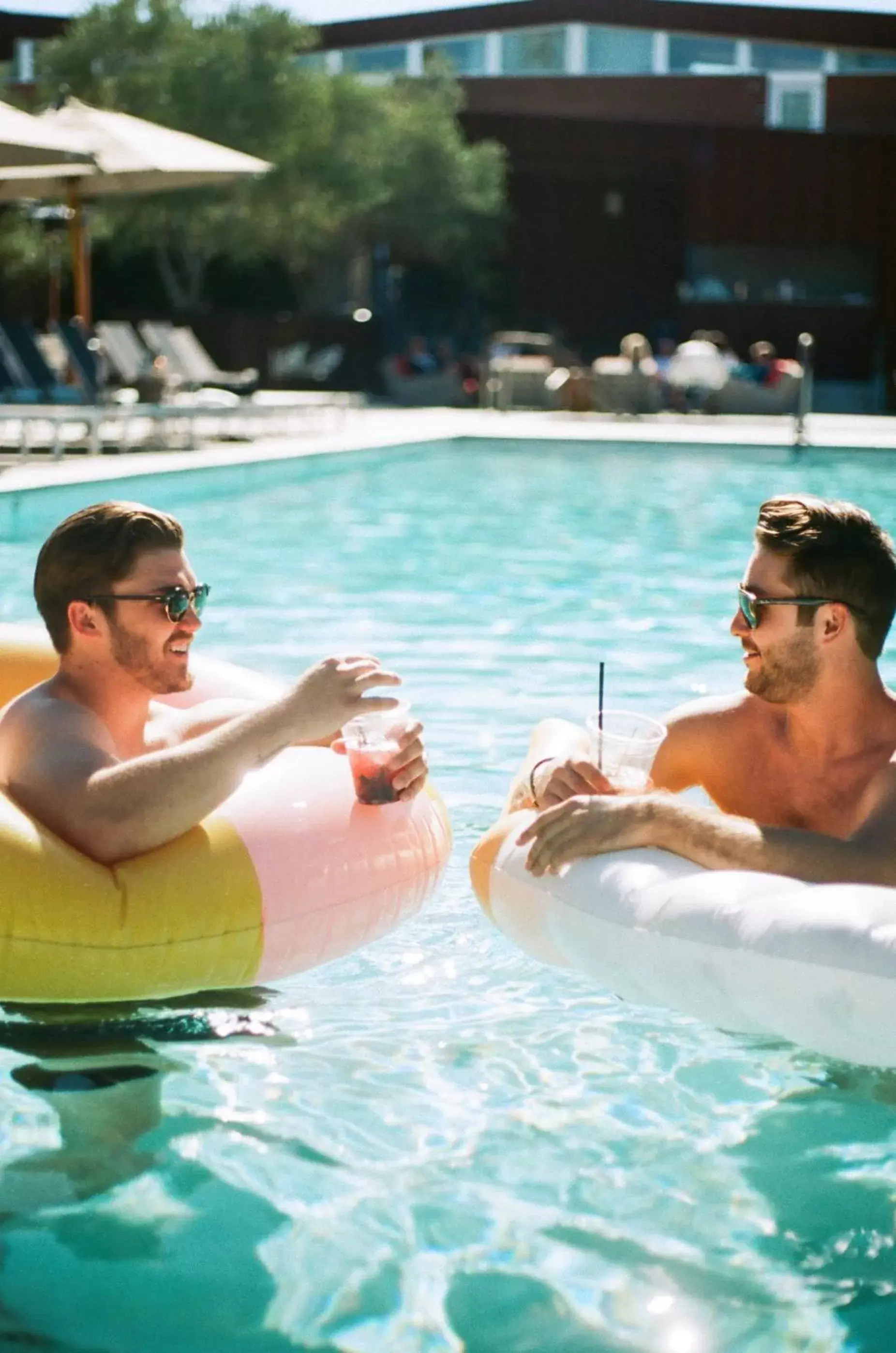 group of guests, Swimming Pool in ARRIVE Palm Springs - Adults Only