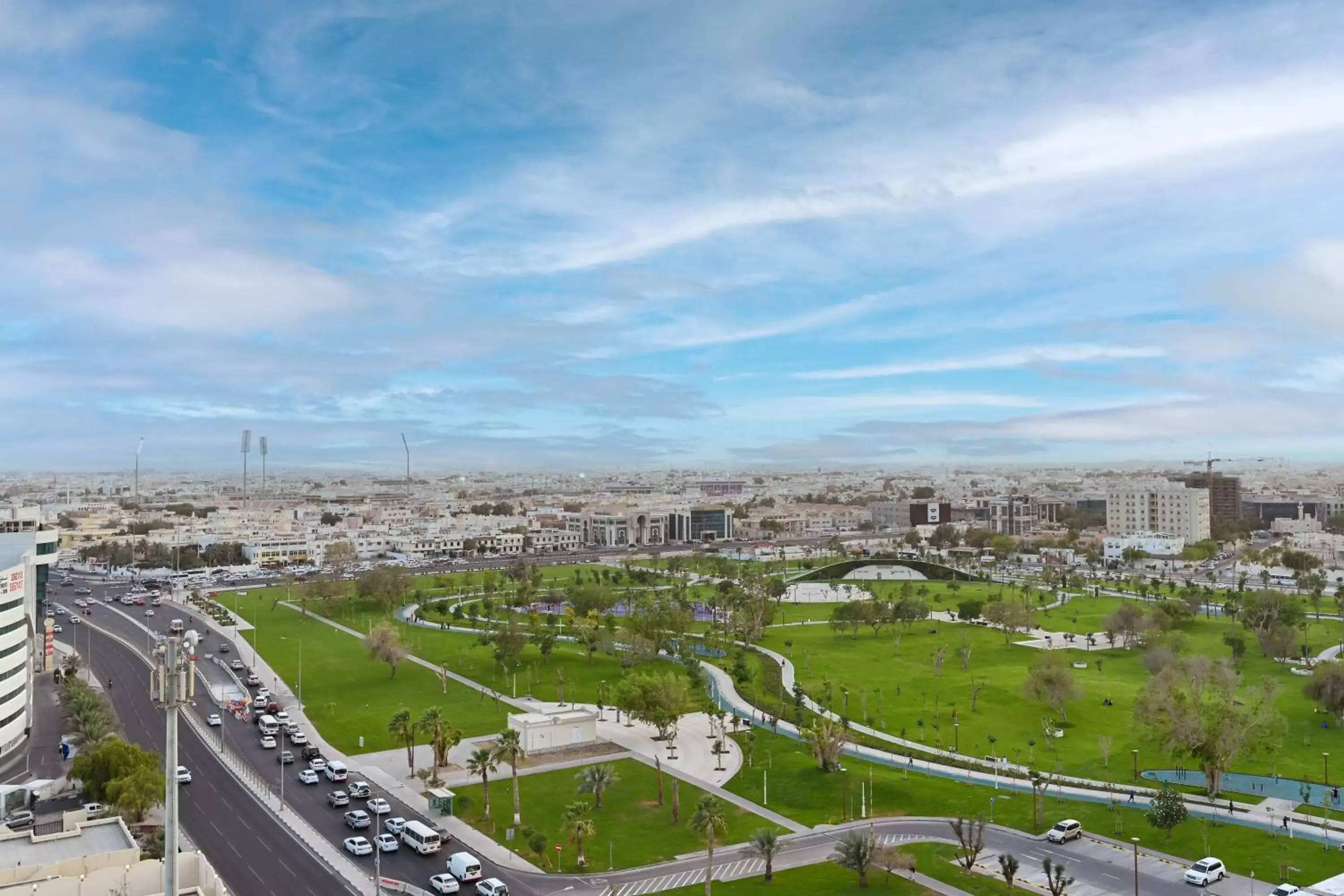 Garden, Bird's-eye View in Al Mansour Suites Hotel