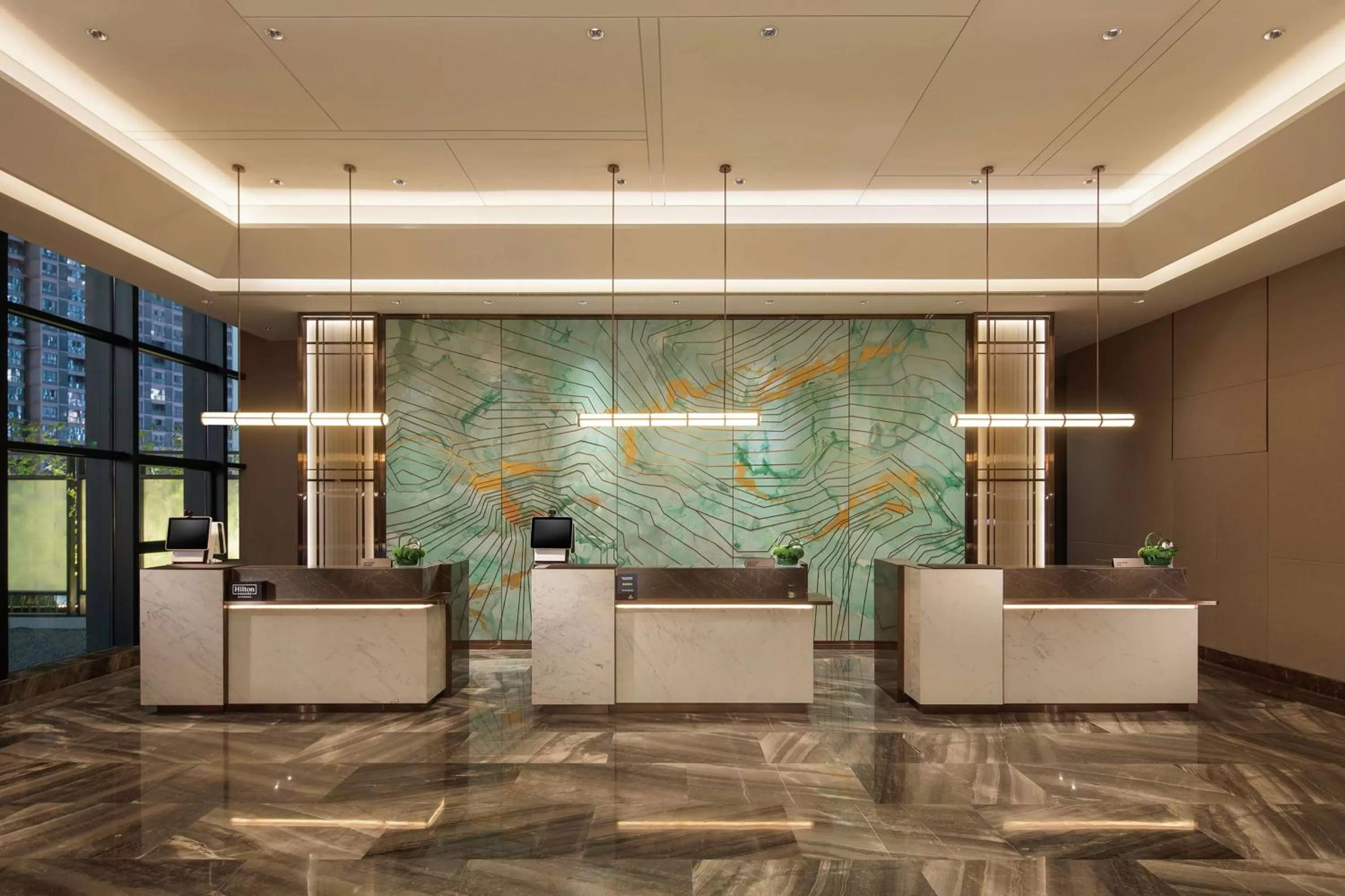 Lobby or reception in Doubletree By Hilton Yangzhou