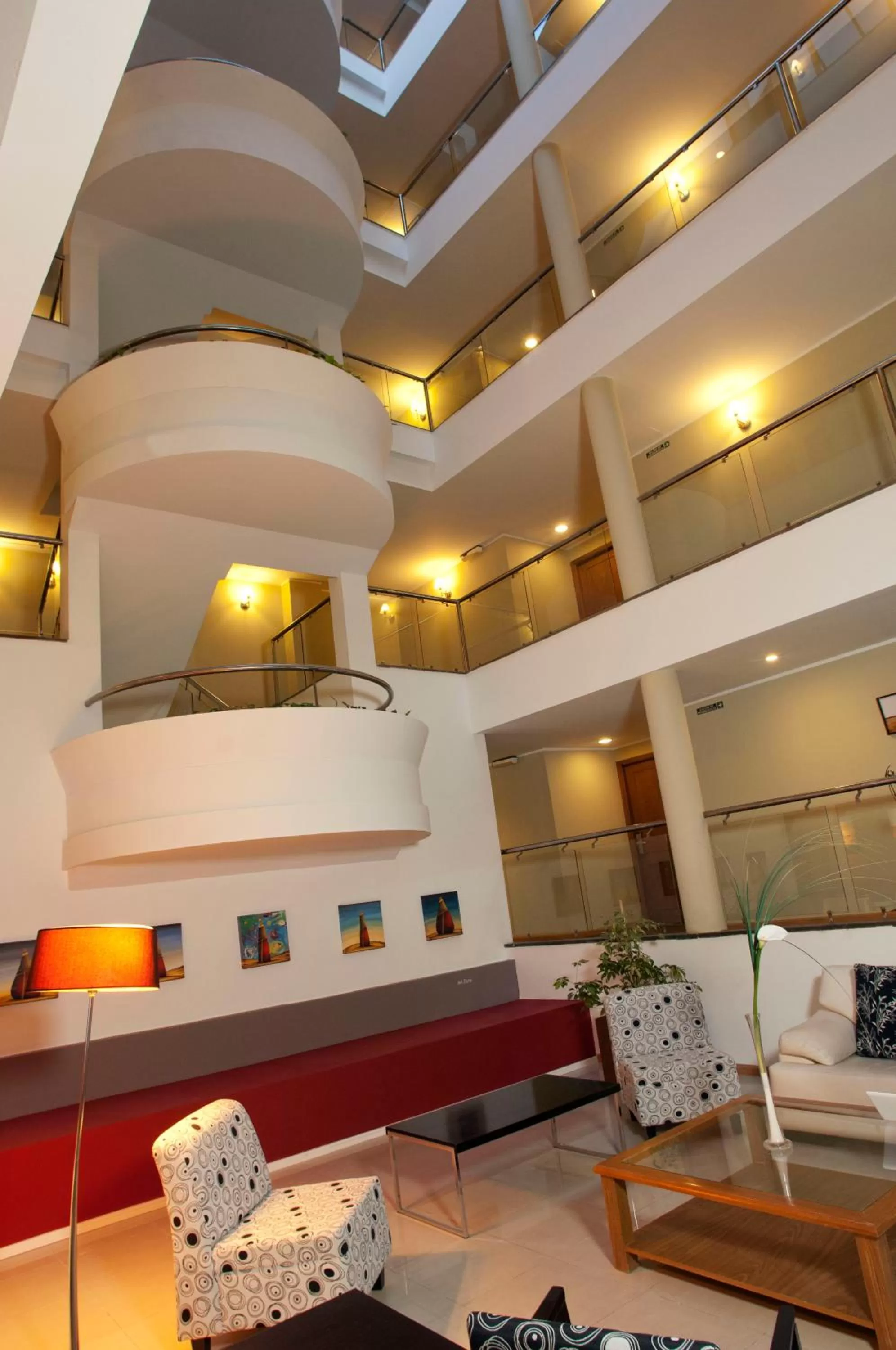 Lobby or reception in Hotel Piren