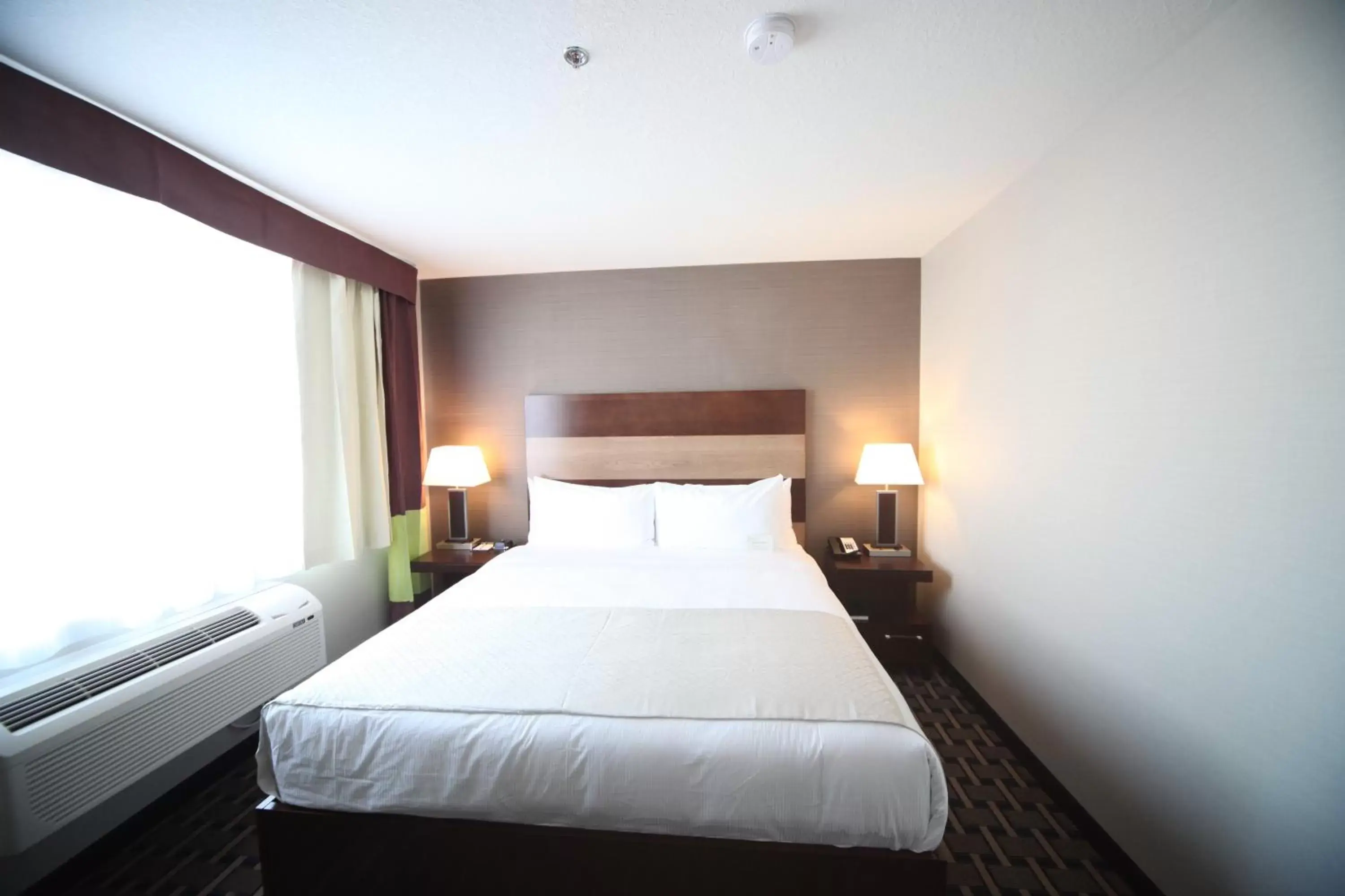 Bedroom, Bed in Wyndham Garden Edmonton Airport