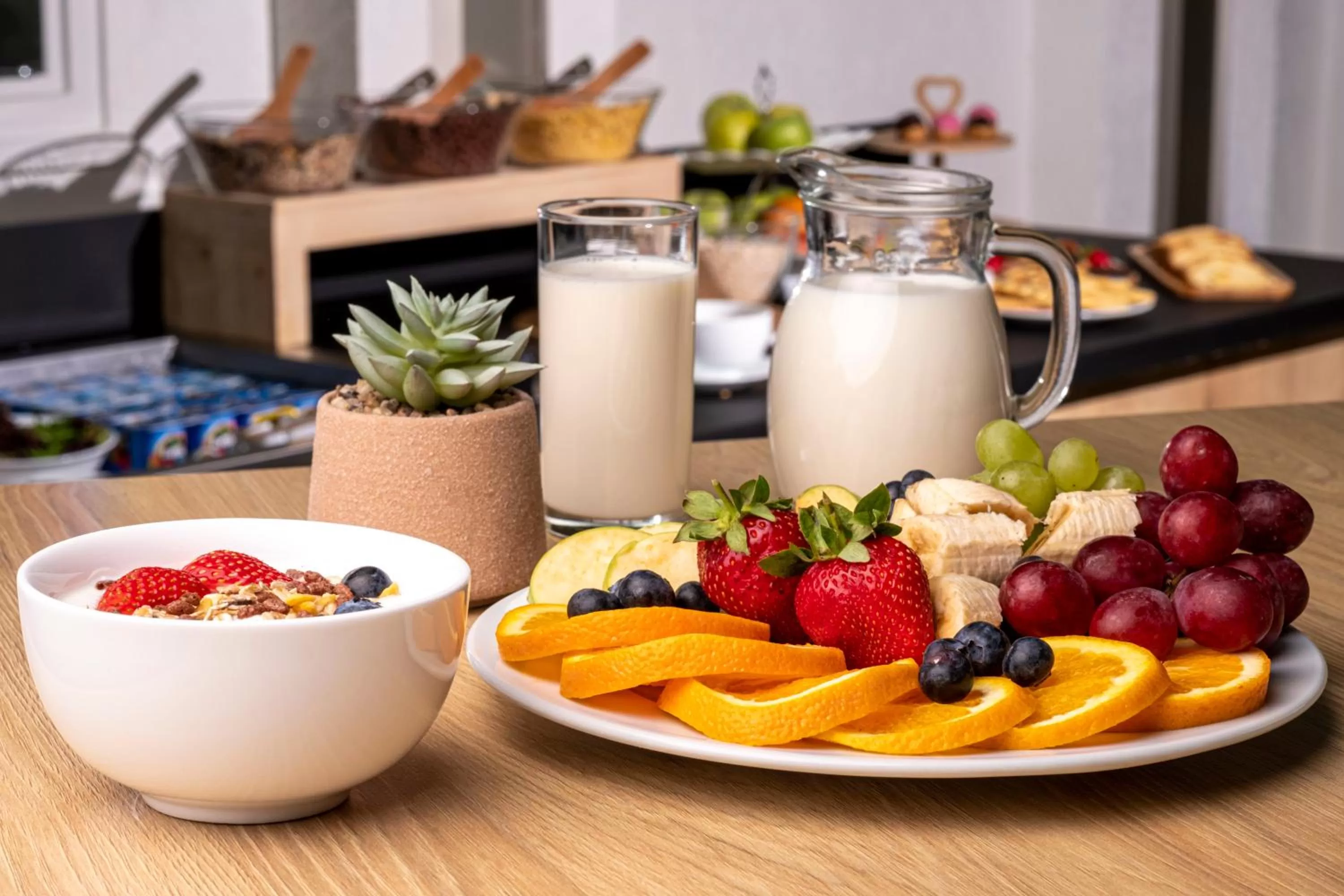 Buffet breakfast in Citadines City Centre Tbilisi