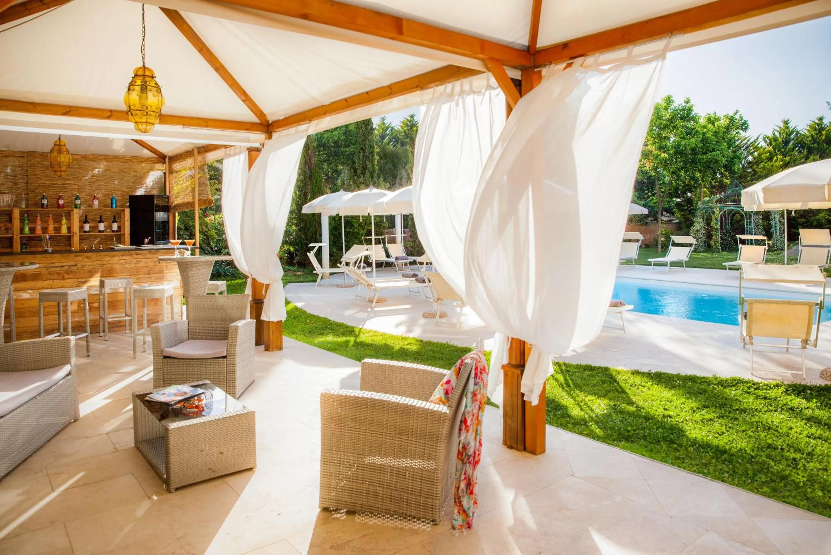 Garden in Ostia Antica Park Hotel & Spa