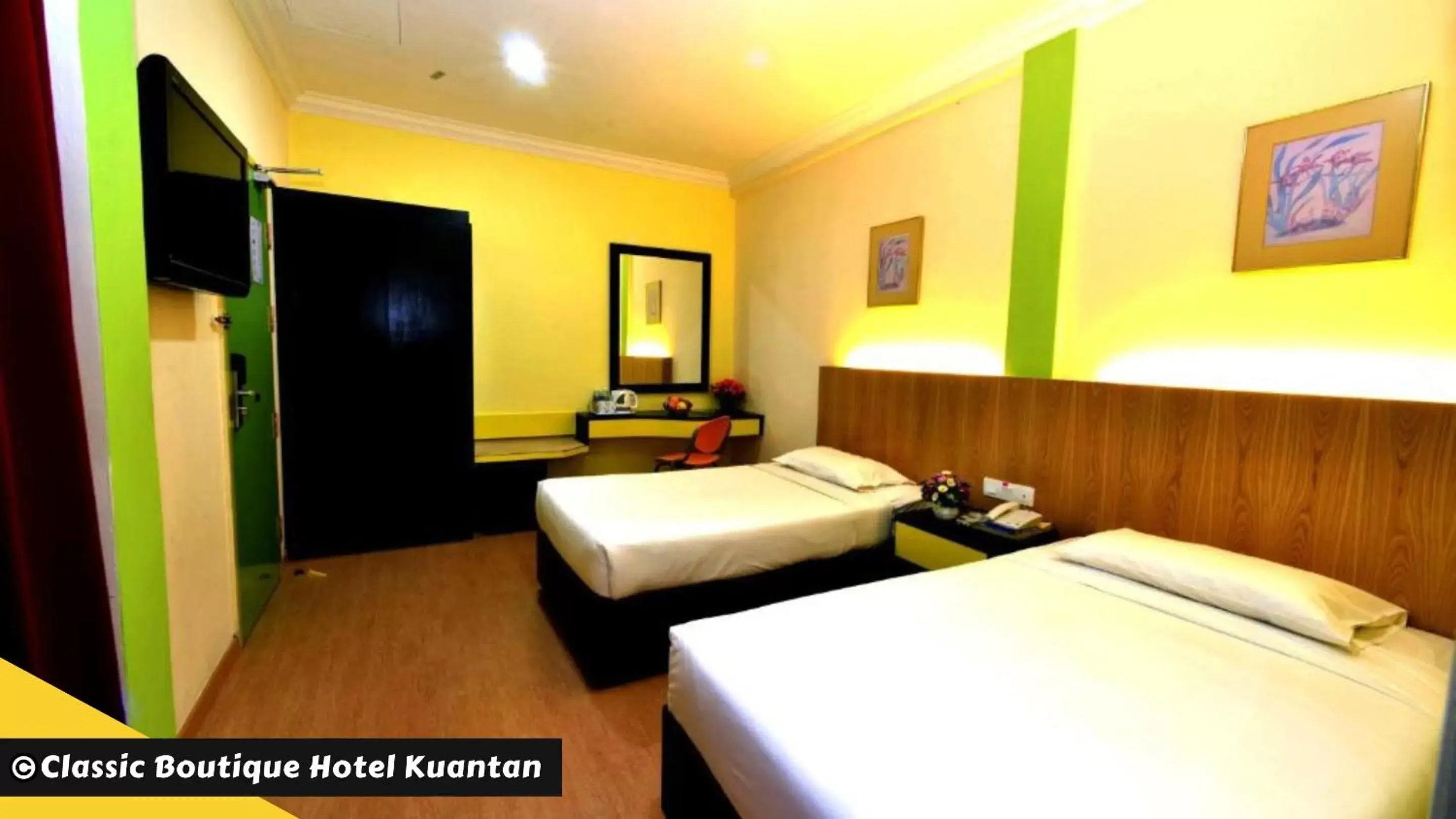 Bed in Classic Boutique Hotel Kuantan