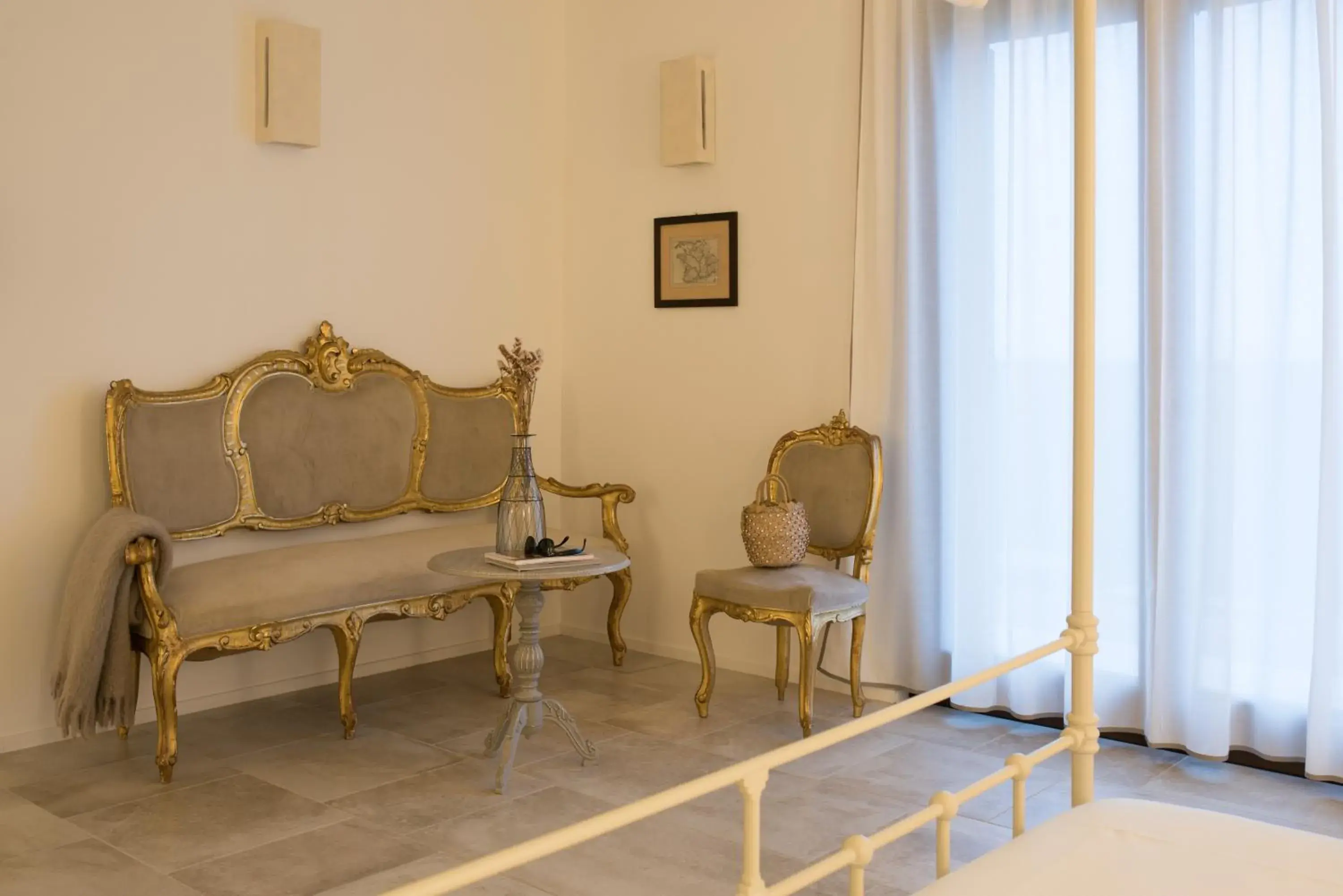 Bedroom, Seating Area in Masseria Fontana di Vite