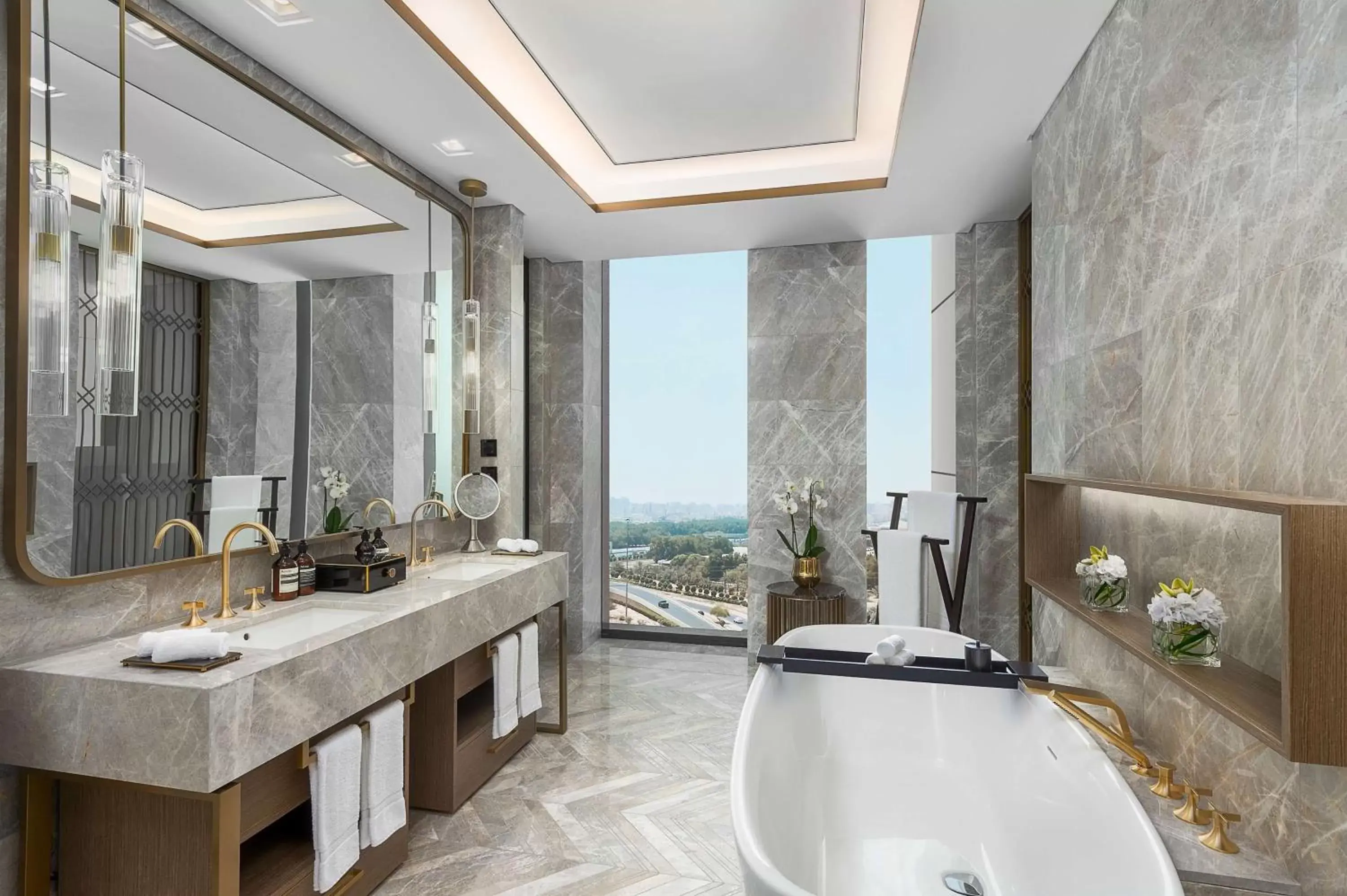 Bathroom in Waldorf Astoria Kuwait