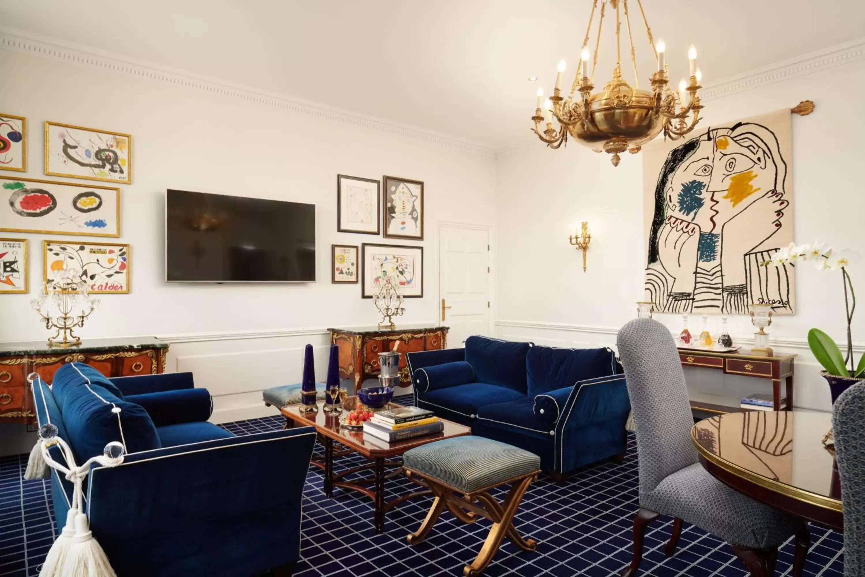 Living room, Seating Area in Hotel d'Angleterre