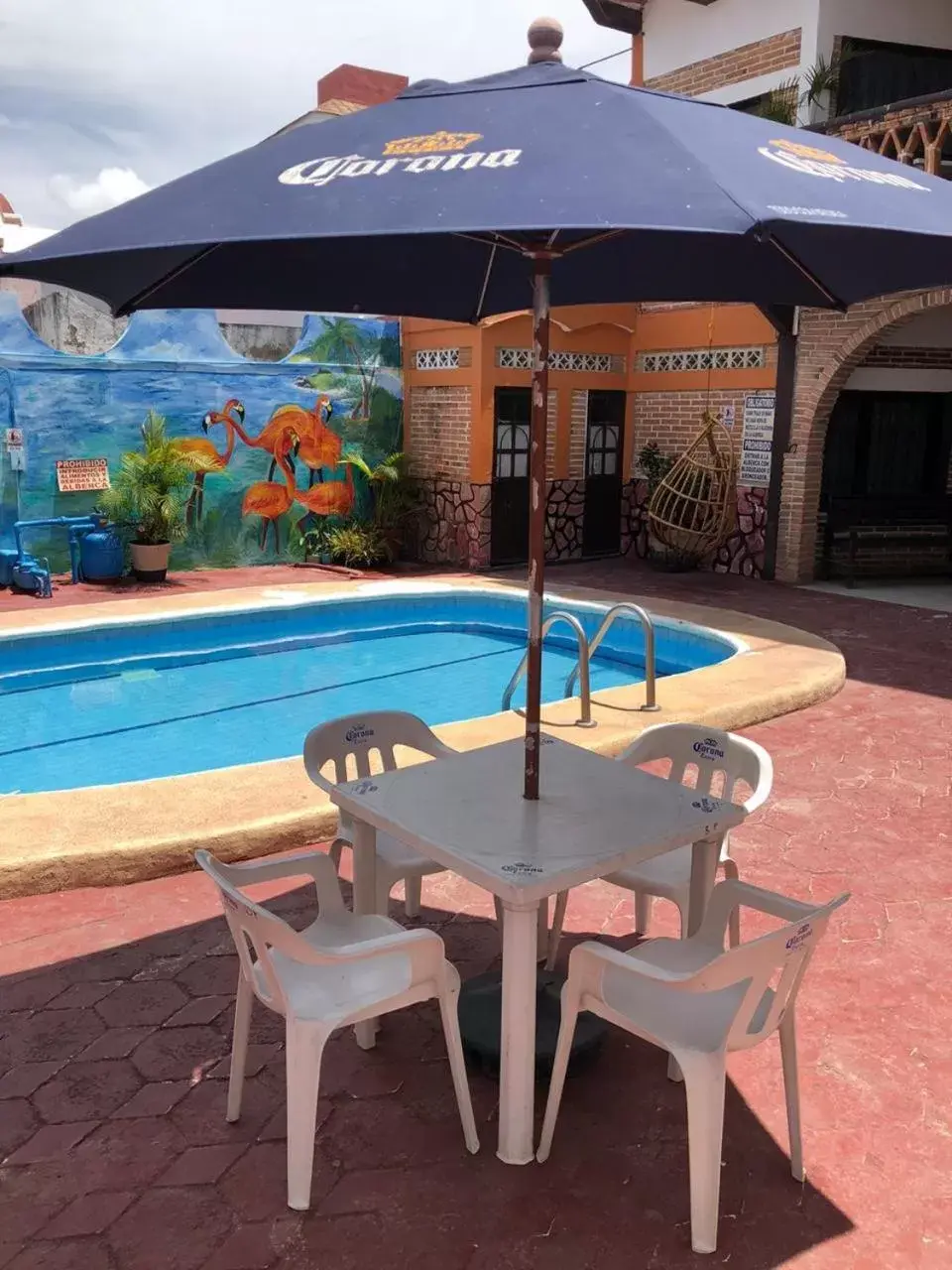 Swimming pool in Bungalows Flamingos