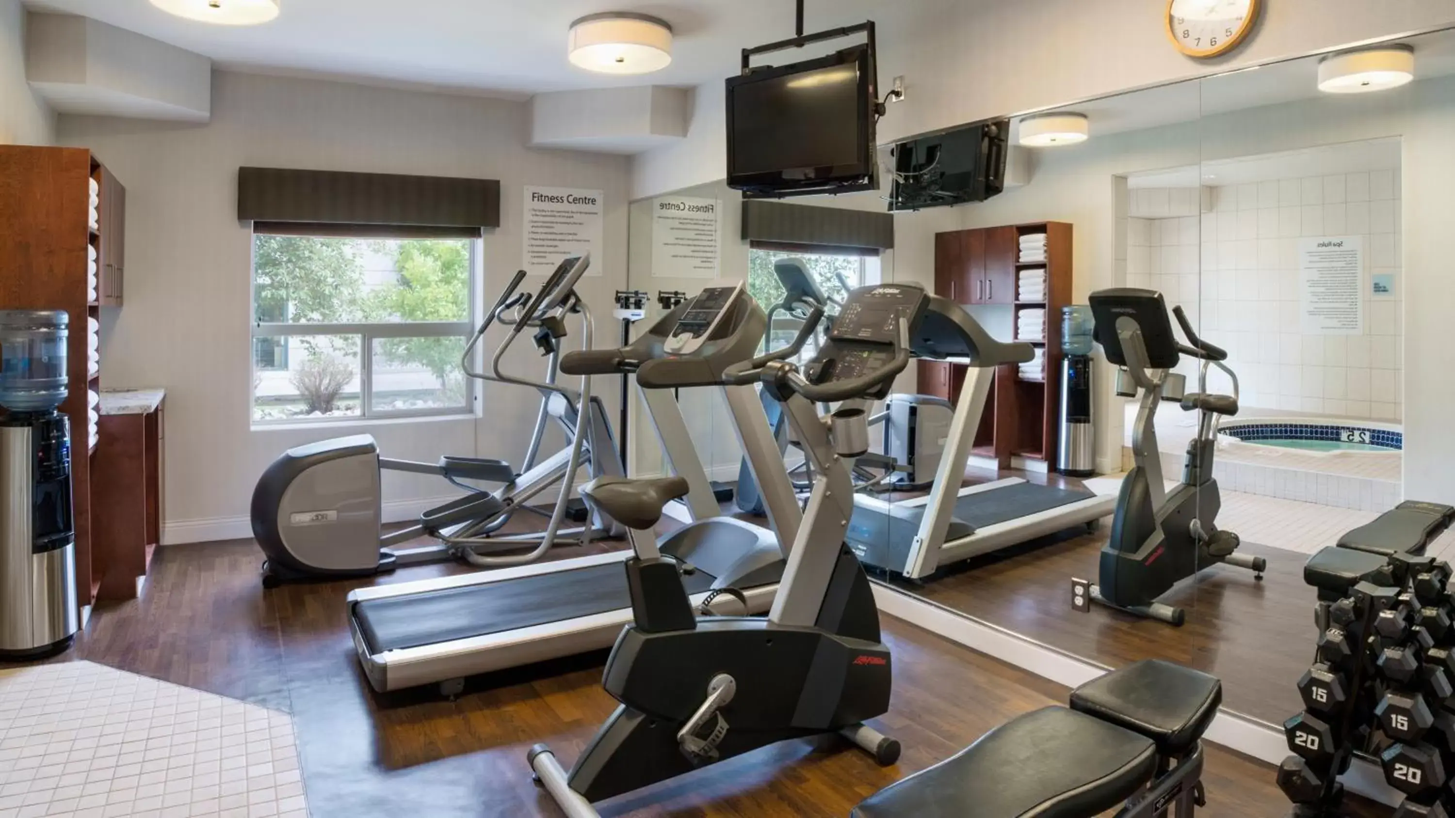 Fitness centre/facilities, Fitness Center/Facilities in Holiday Inn Express Hotel & Suites Sherwood Park-Edmonton Area, an IHG Hotel