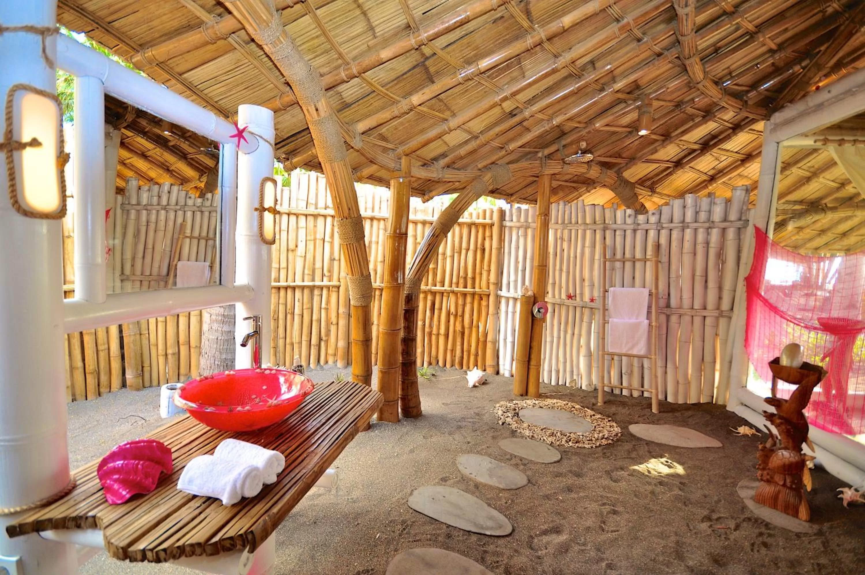Shower in Coconut Garden Beach Resort