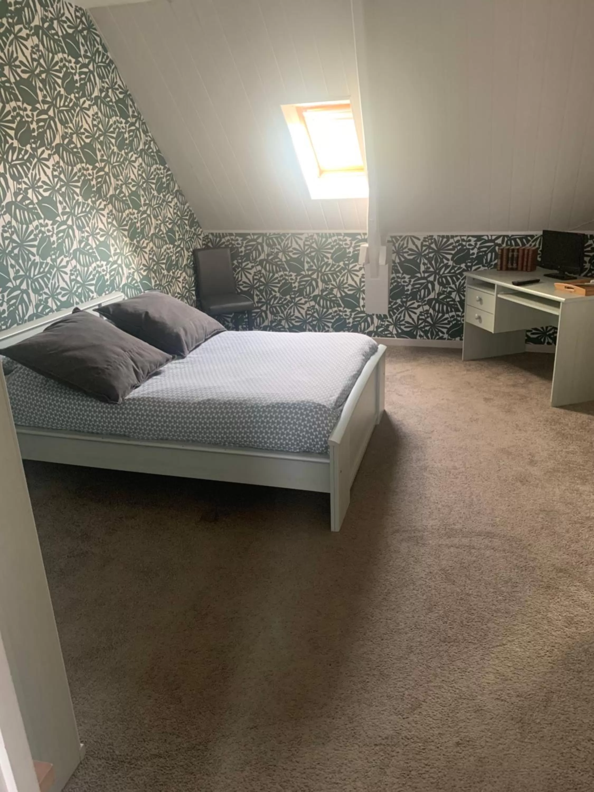 Bed in Chambres d'hôtes de l'Eglise