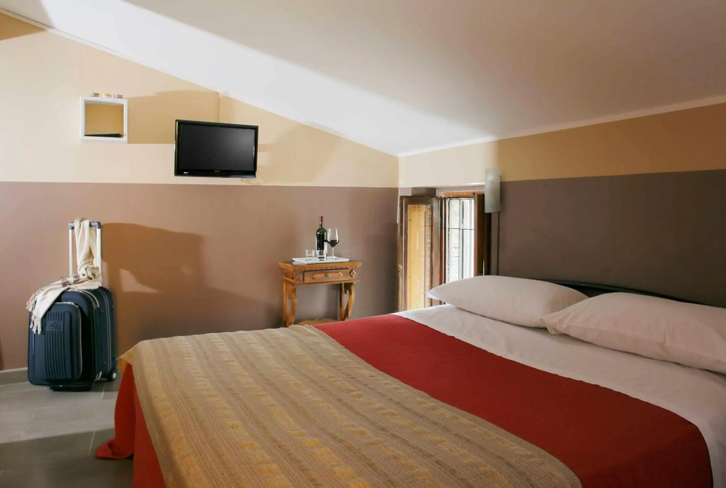 Bed in Hotel Properzio