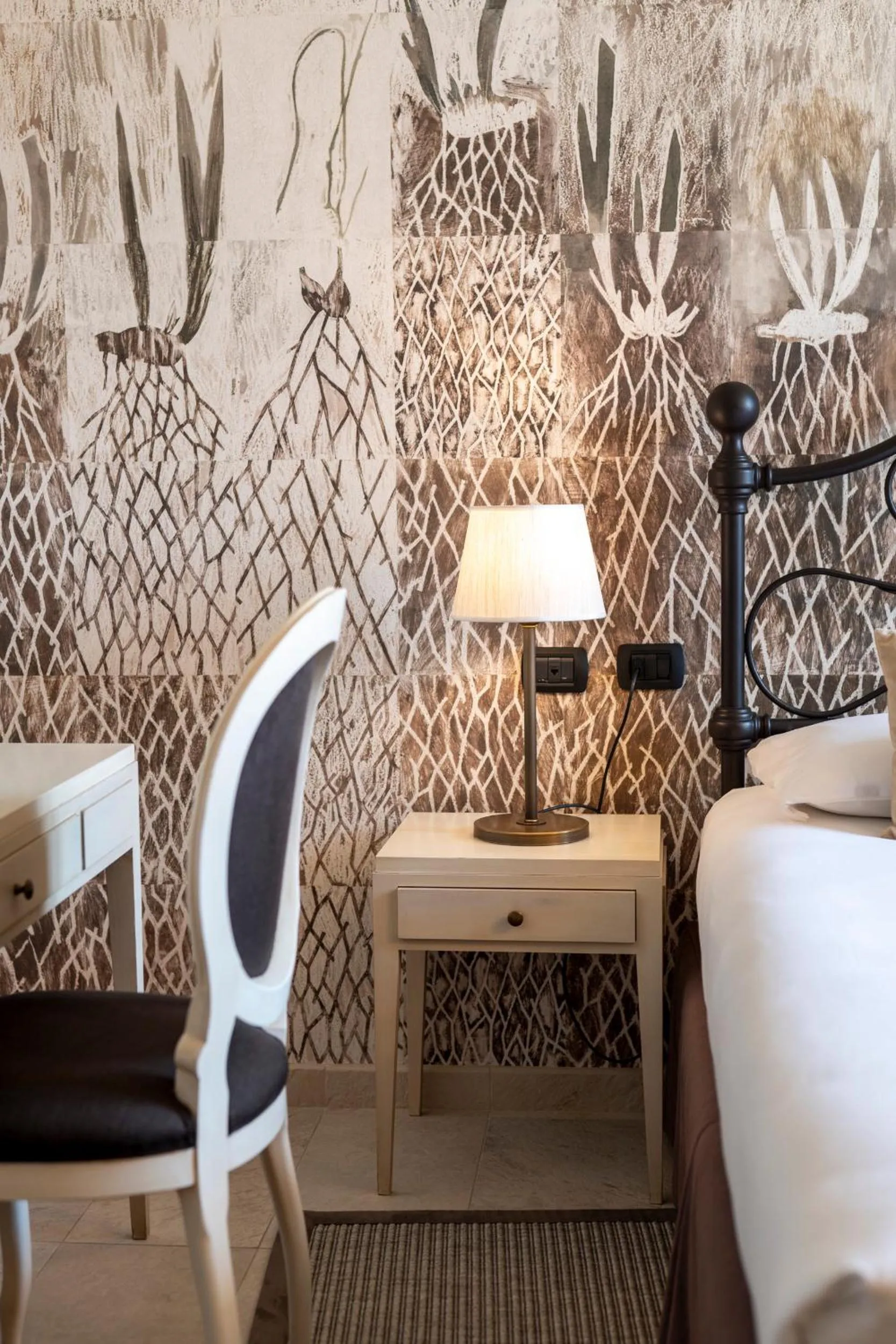 Decorative detail, Bed in Spinerola Hotel Restaurant e Spa Arborea