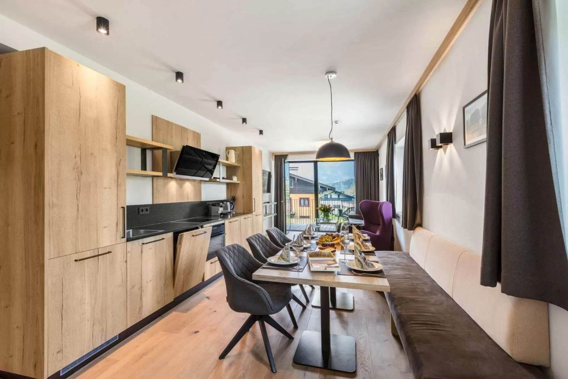 Coffee/tea facilities in Emma Deluxe Aparthotel direkt beim Skibus